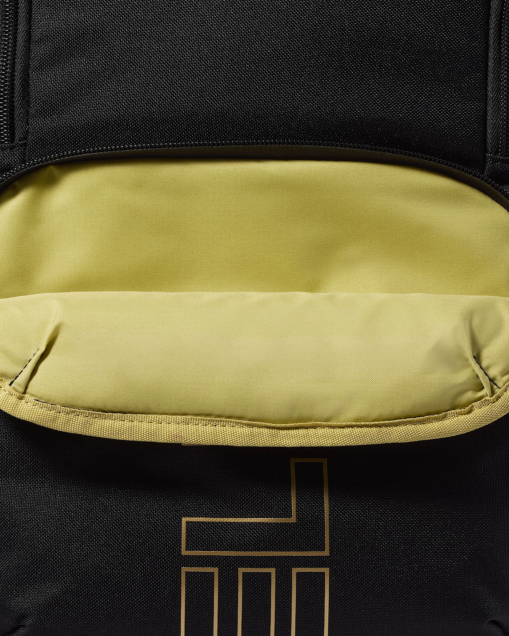 Mochila (32 L) Nike Varsity Elite - Negro/Negro/Oro metalizado