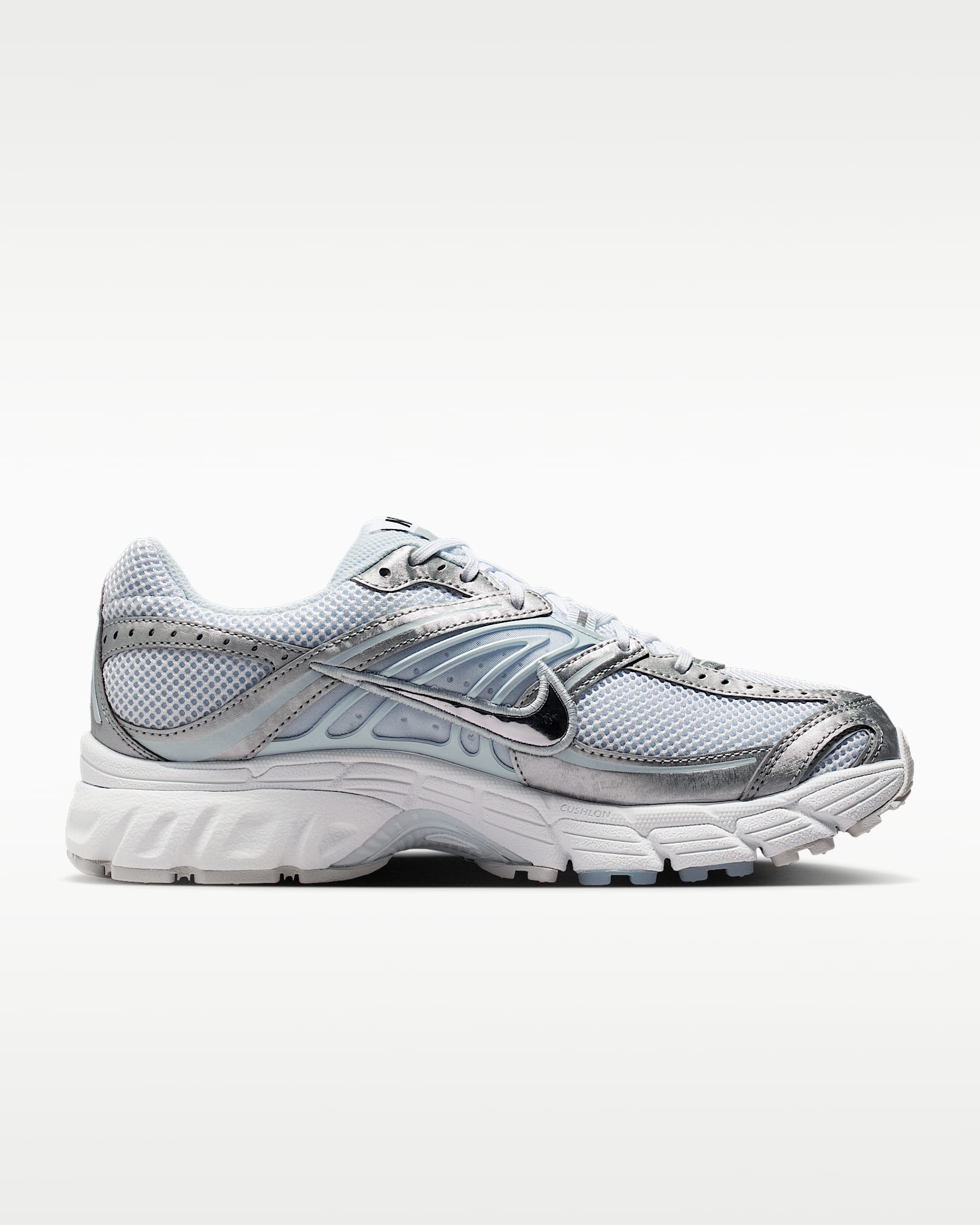Nike Air Max Moto 2K Women's Shoes with Reflective Accents - White/Blue Tint/Neutral Grey/Metallic Silver