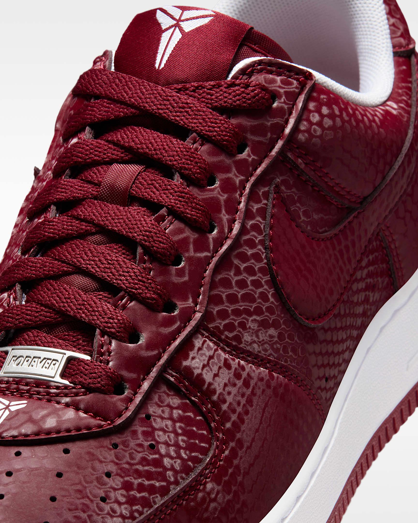 Kobe Air Force 1 Low Men's Shoes - Team Red/White