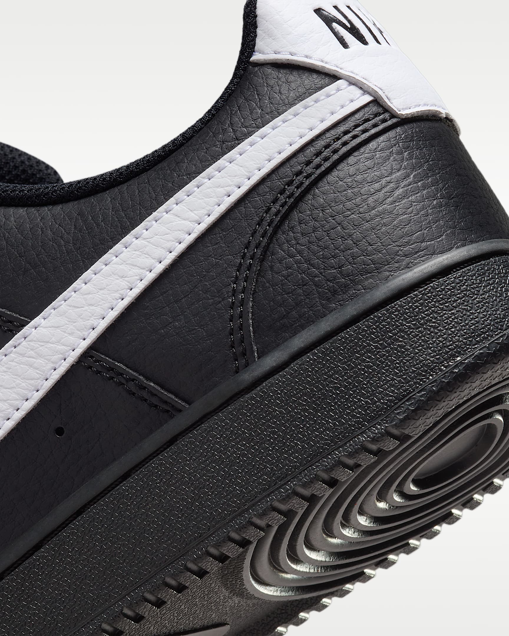 Nike Court Vision Low Men's Shoes - Black/Black/White