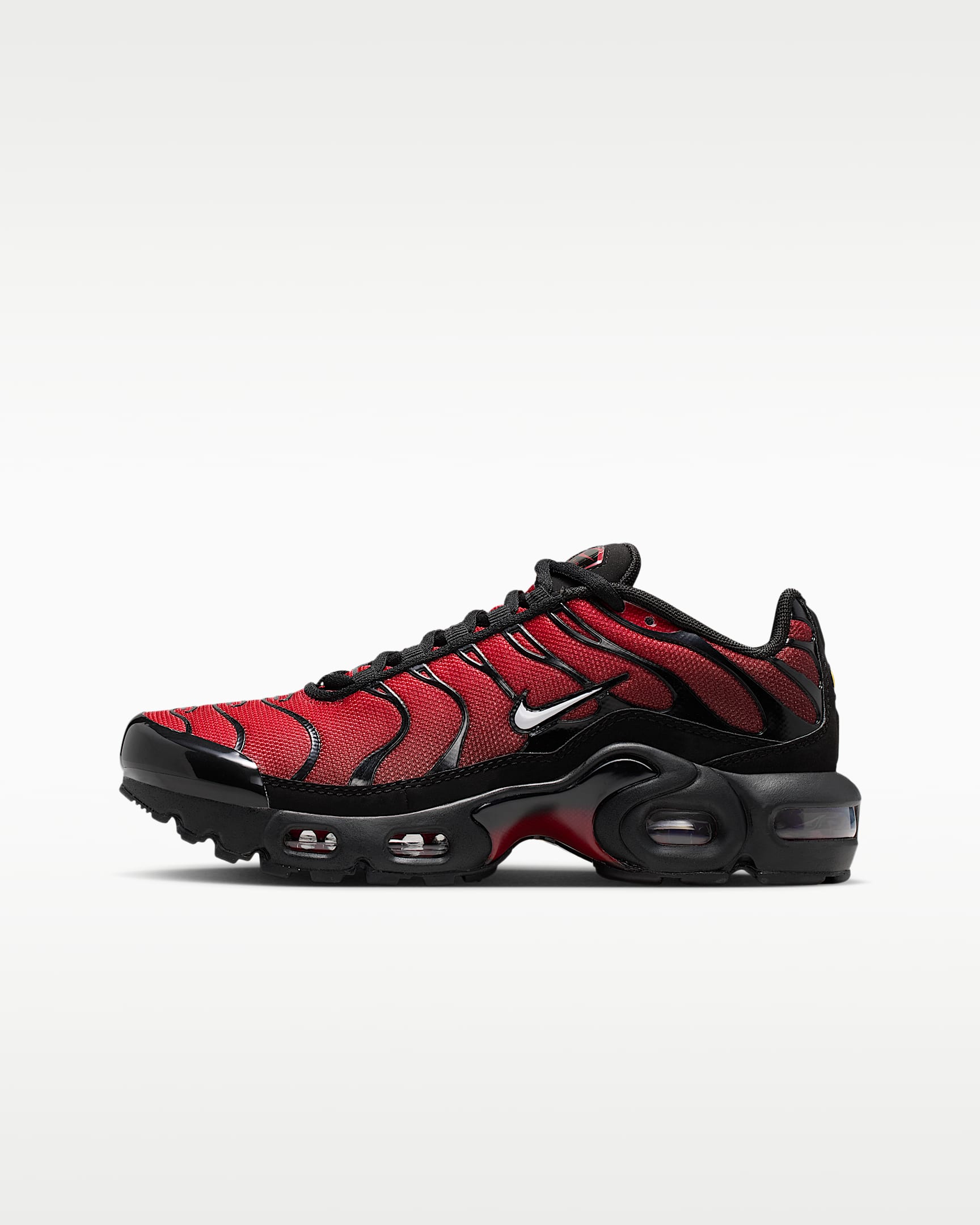 Chaussure Nike Air Max Plus pour ado - Tough Red/Noir/Mystic Dates/Grey Fog