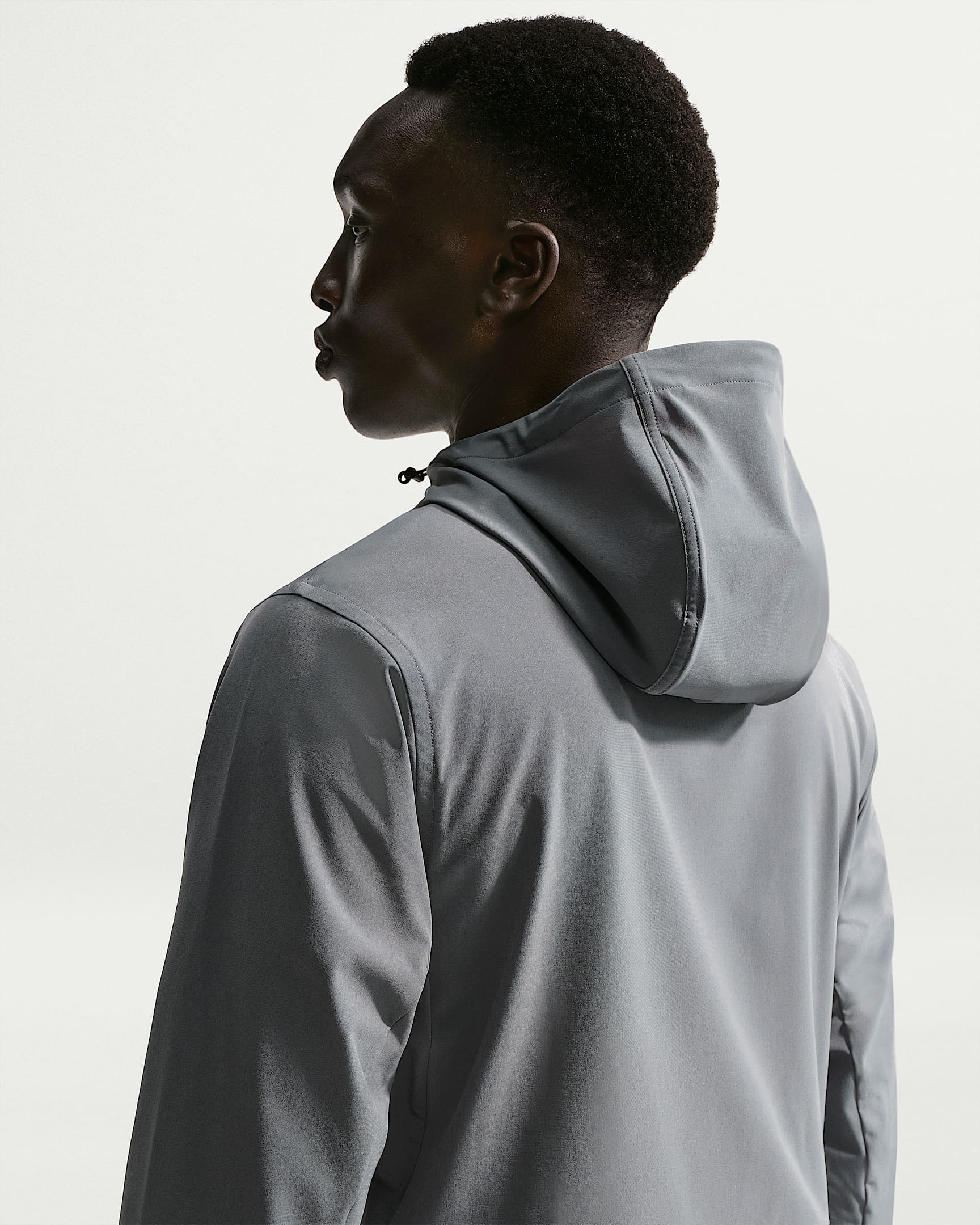 Nike Unlimited Men's Repel Hooded Versatile Jacket - Smoke Grey/Black/Smoke Grey