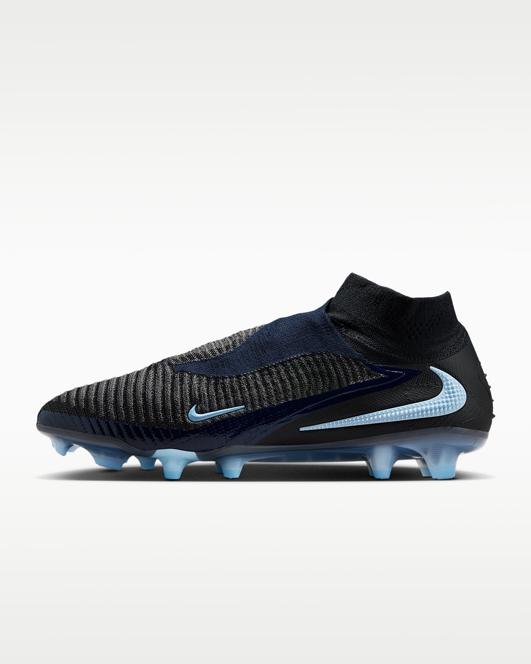 Nike Phantom 6 High Elite Firm-Ground Soccer Cleats - Black/Black