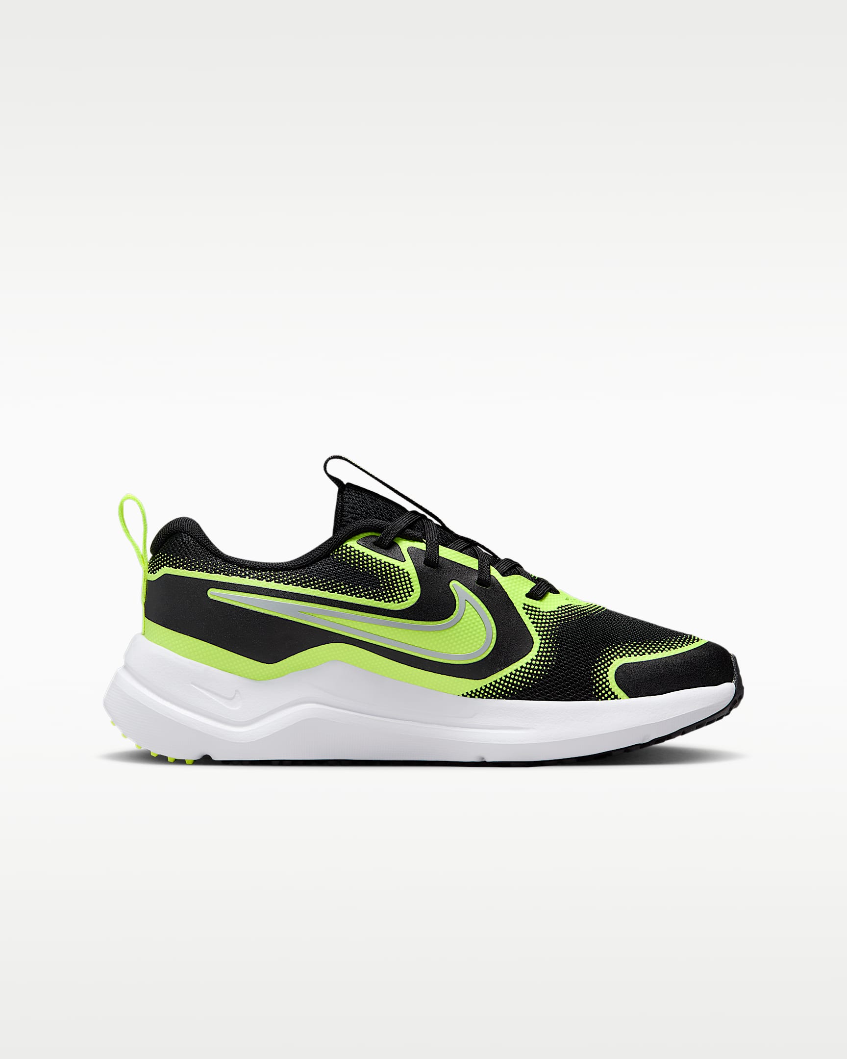 Nike Cosmic Runner Older Kids' Road Running Shoes - Black/Volt/Wolf Grey