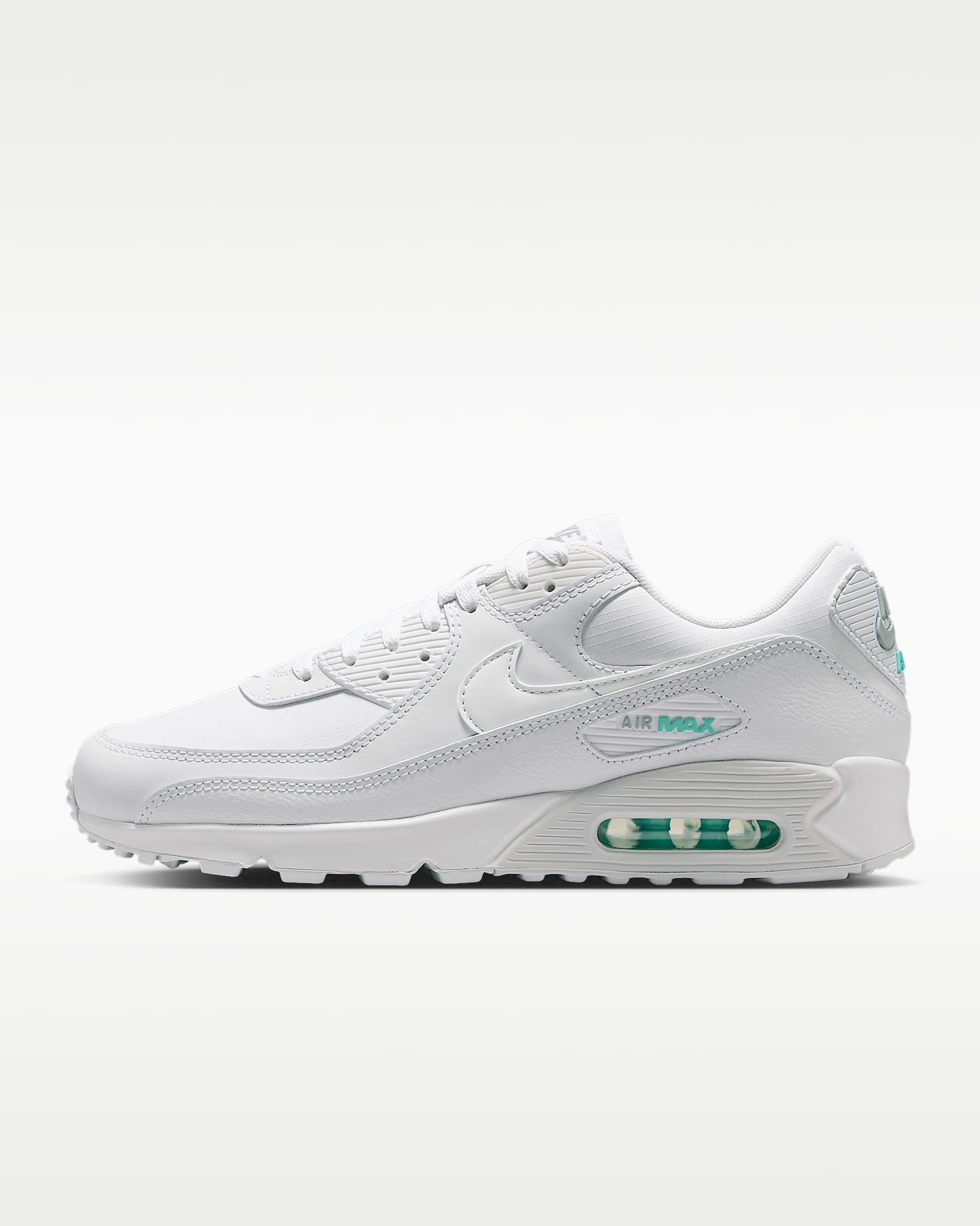 Nike Air Max 90 Schuh (Herren) - Weiß/Hyper Turquoise/Photon Dust