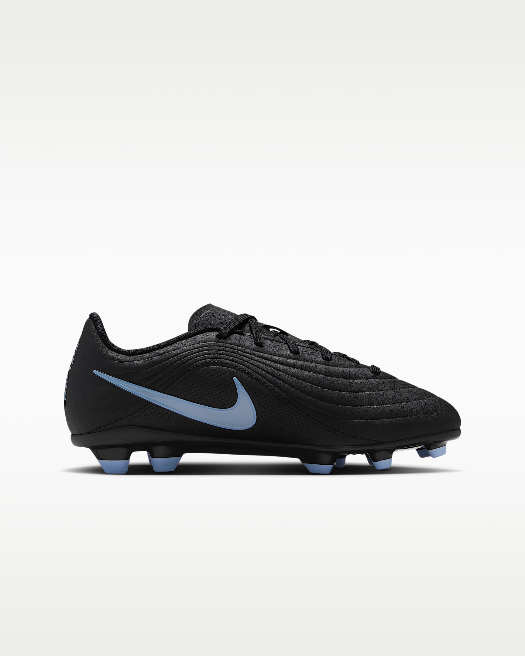 Nike Jr. Tiempo Maestro Club Low-Top Fußballschuh für verschiedene Böden (ältere Kinder) - Schwarz/Ice Blue
