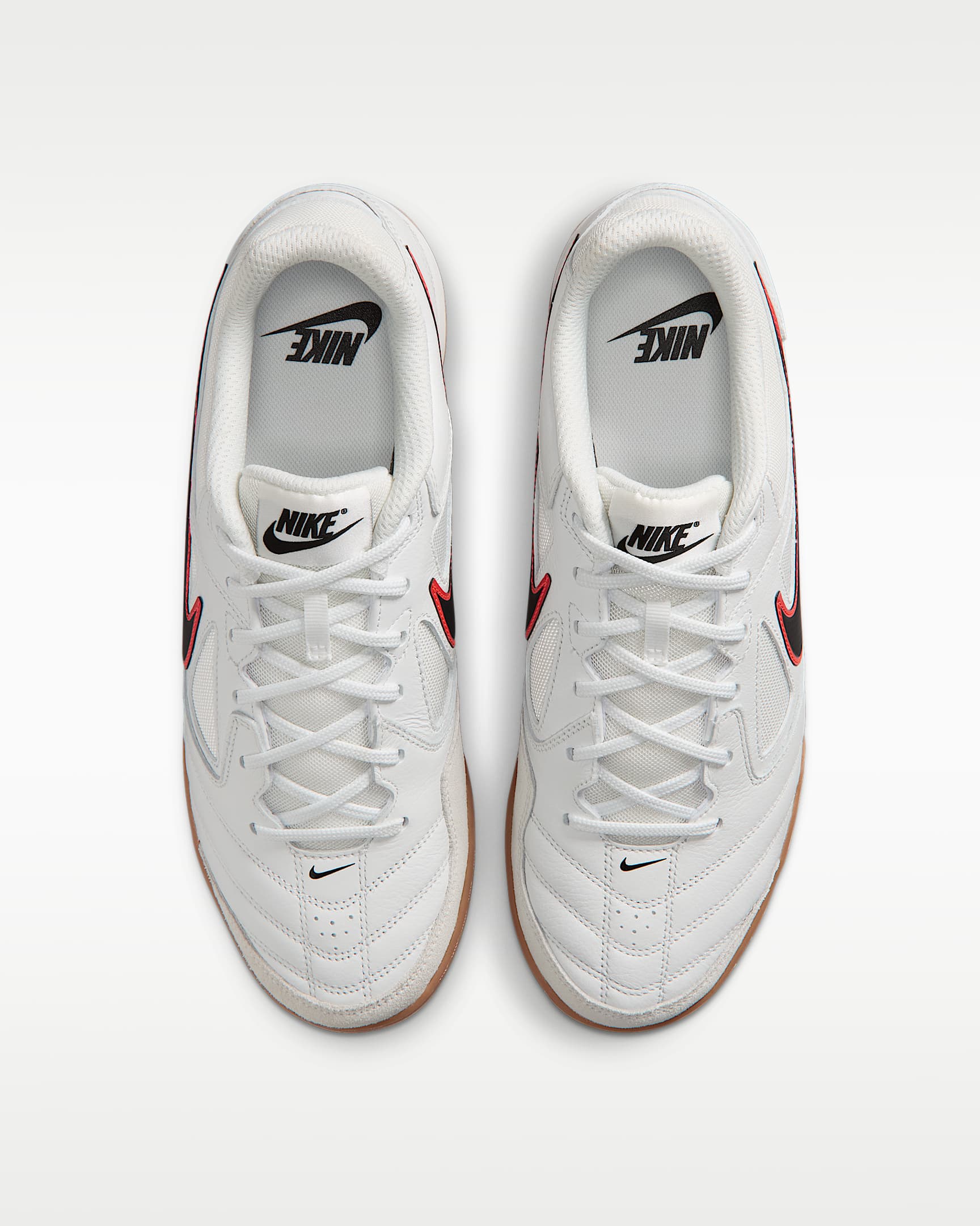 Nike Gato Men's Shoes - Summit White/Bright Crimson/Gum Medium Brown/Black
