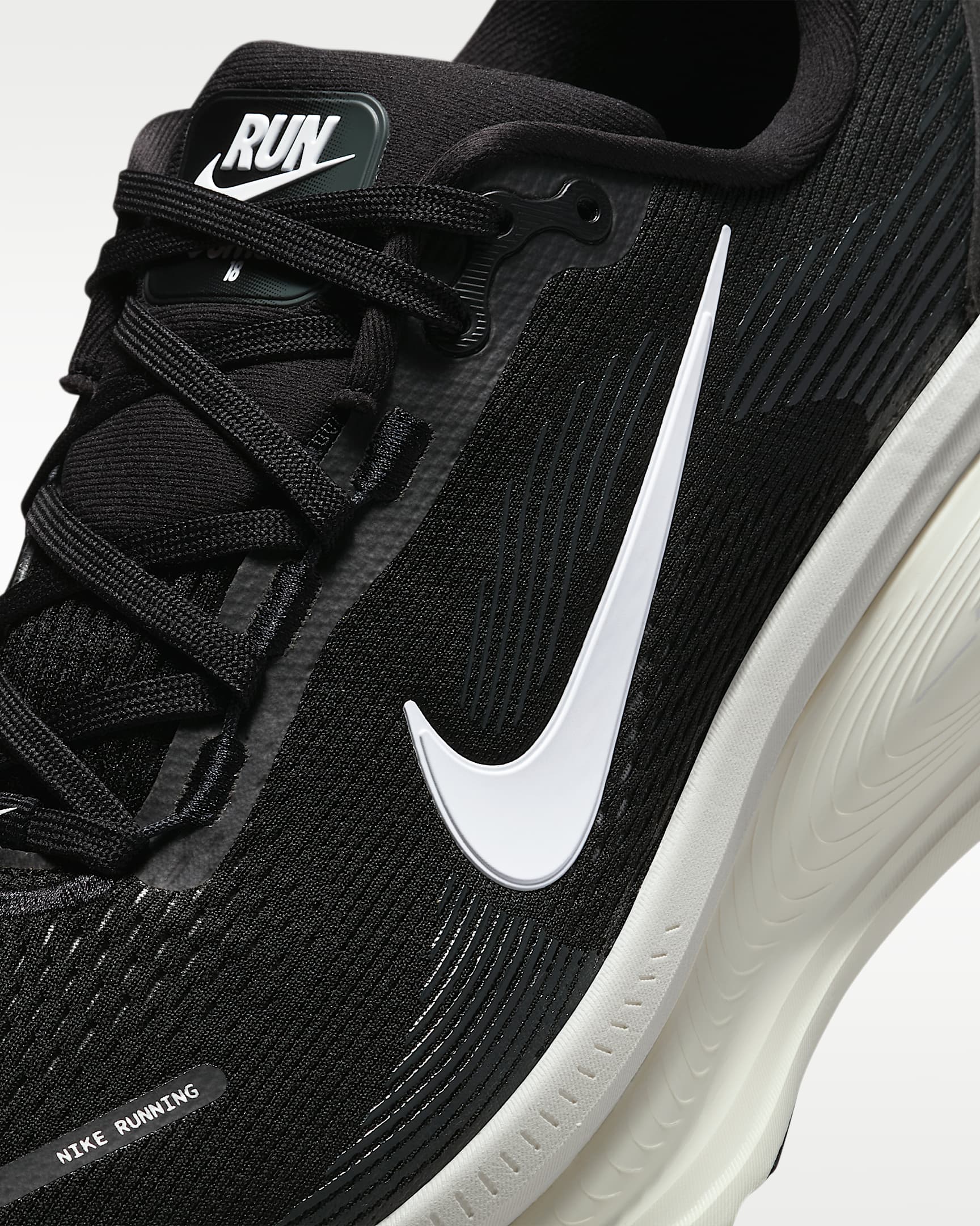 Nike Vomero 18 Men's Road Running Shoes - Black/Coconut Milk/Light Iron Ore/Summit White