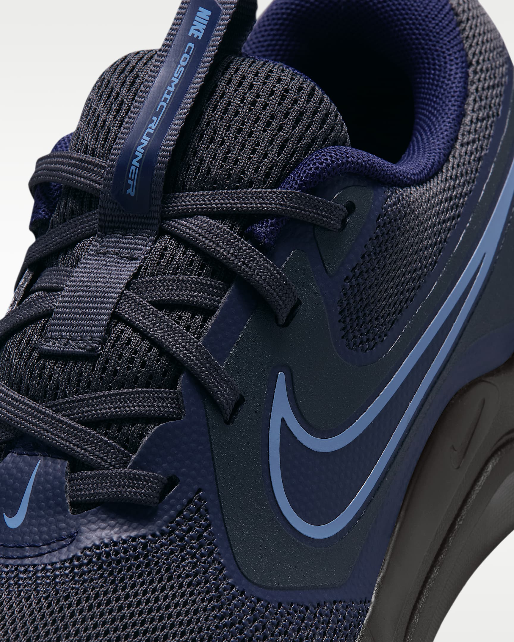 Nike Cosmic Runner Older Kids' Road Running Shoes - Anthracite/Blackened Blue/Black/Work Blue