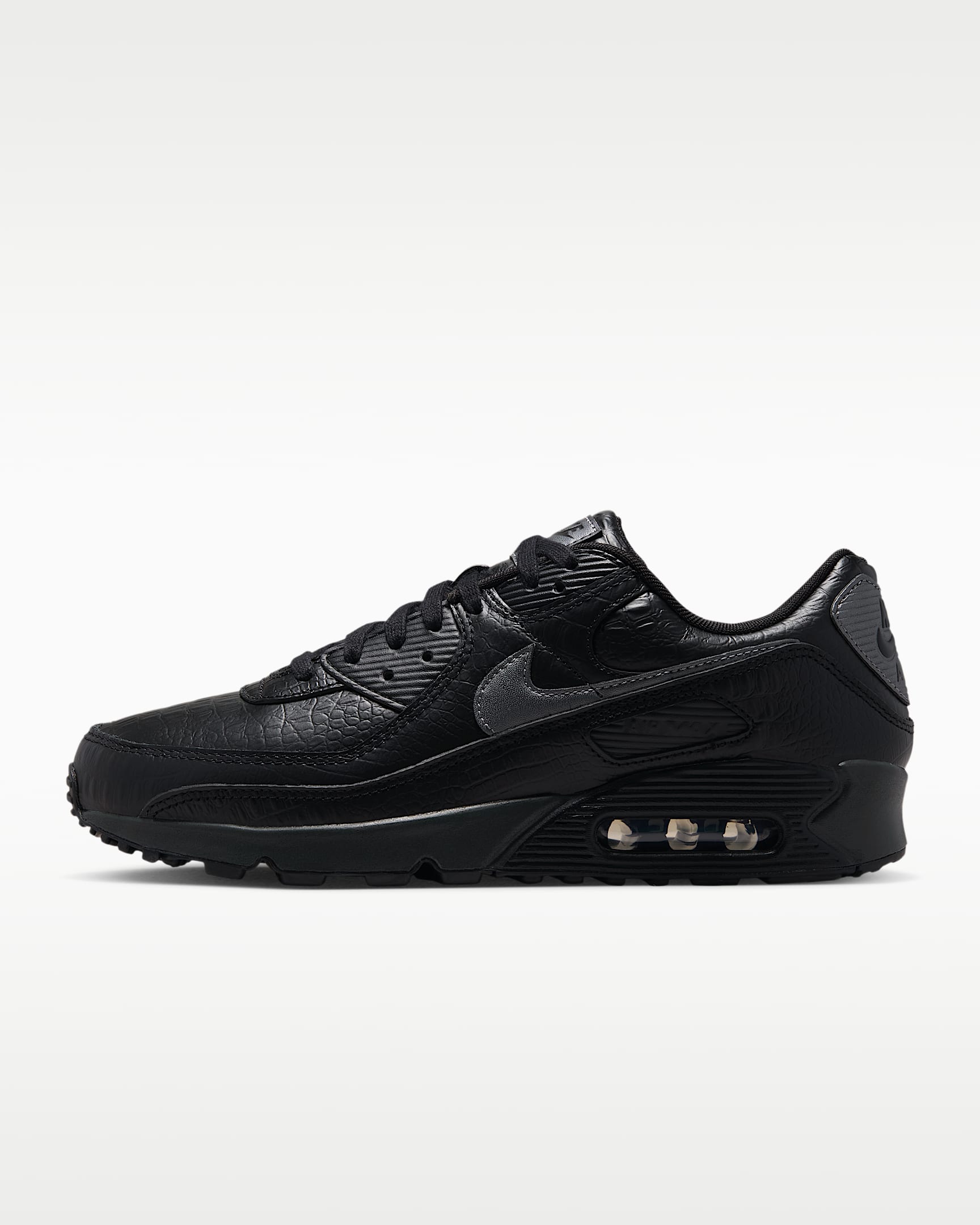 Nike Air Max 90 Premium Men's Shoes - Black/Anthracite/Metallic Dark Grey