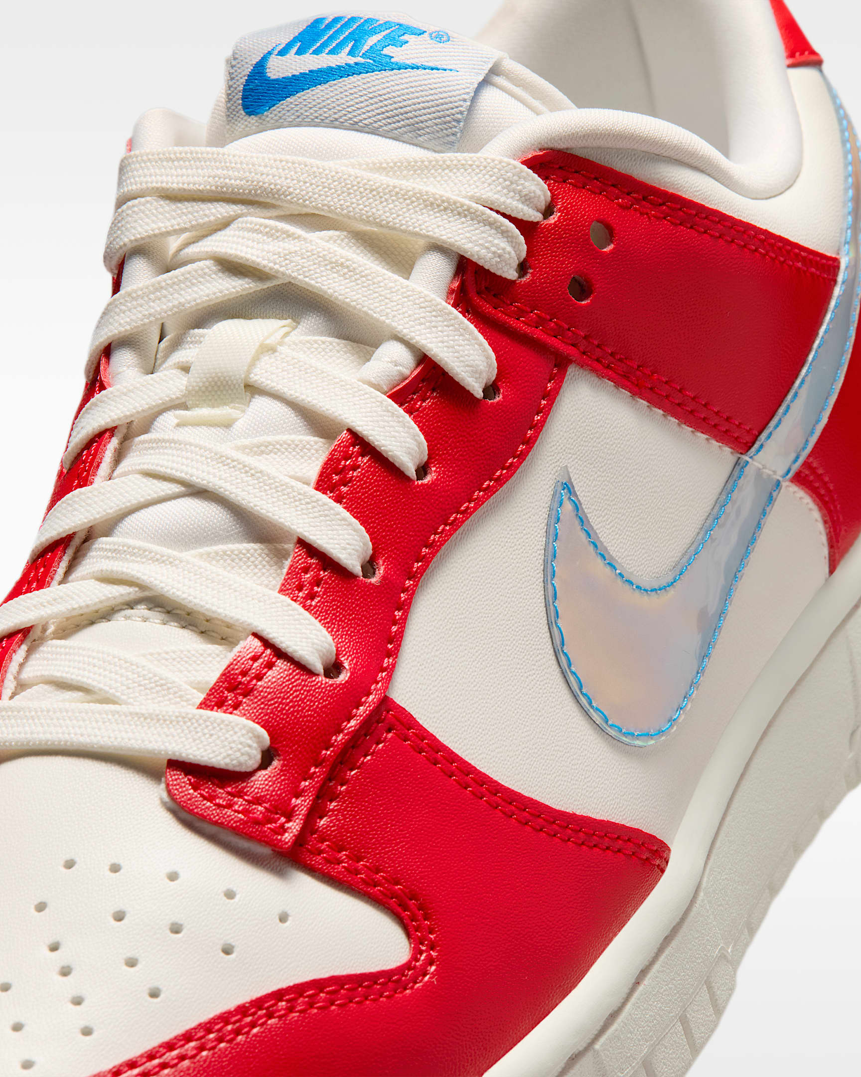 Nike Dunk Low WNBA 30th Women's Shoes - Action Red/Sail/Light Photo Blue/Multi-Color