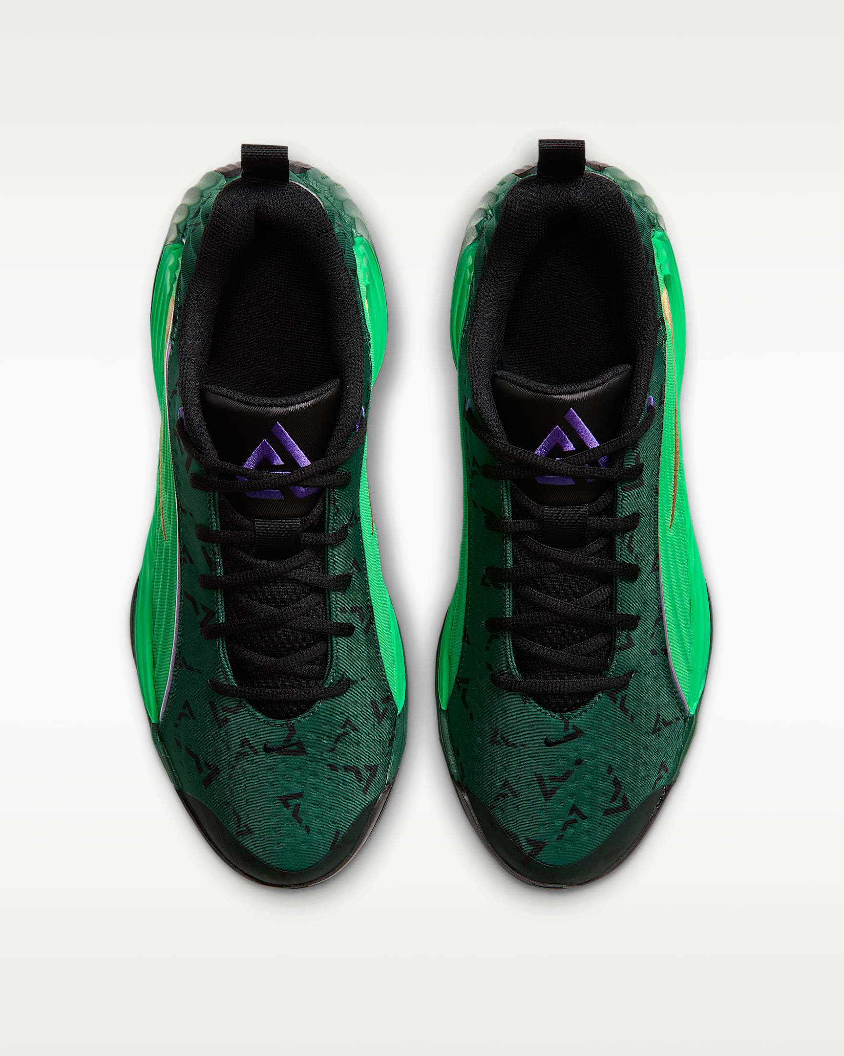 Giannis Immortality 5 Basketball Shoes - Gorge Green/Green Spark/Luminous Green/Metallic Gold
