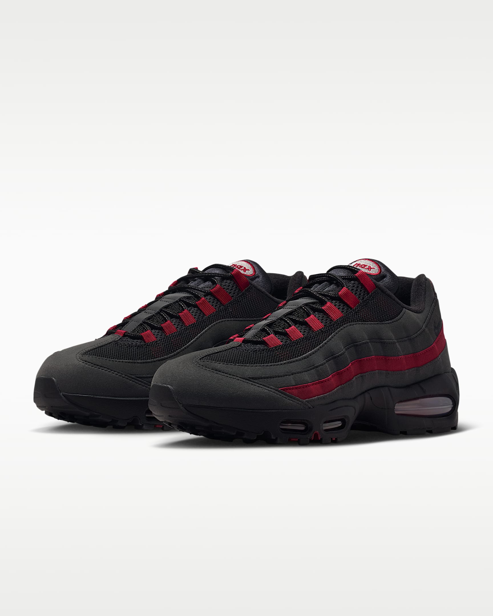 Nike Air Max 95 Big Bubble "OG" Men's Shoes - Black/Team Crimson/Wolf Grey/Black