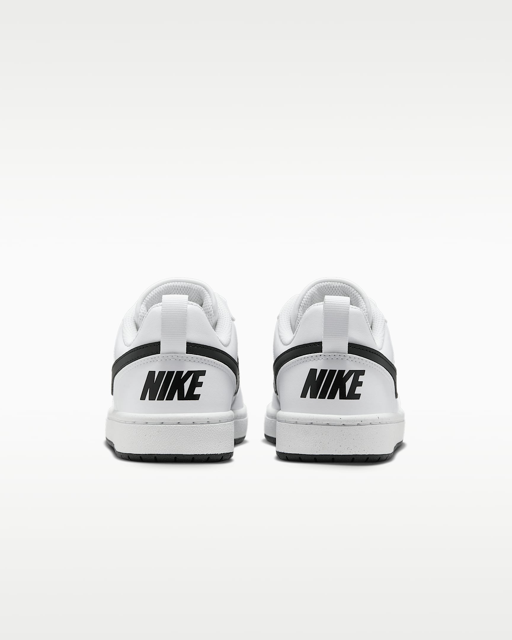 Chaussure Nike Court Borough Low Recraft pour ado - Blanc/Noir