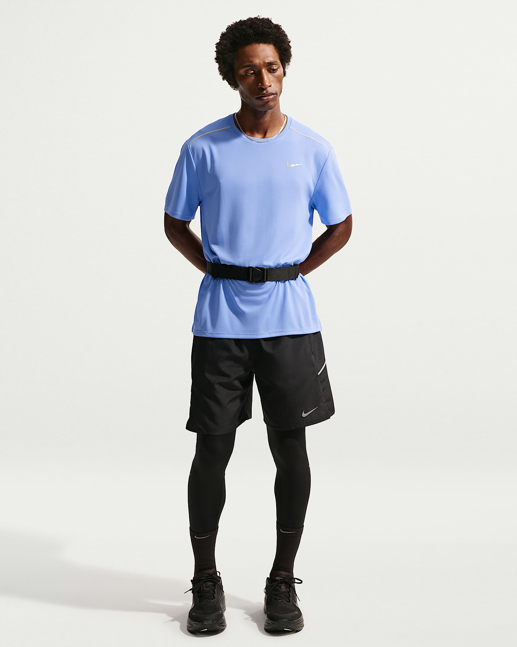 Nike Miler Men's Dri-FIT Short-Sleeve Running Top - Royal Pulse/Sapphire