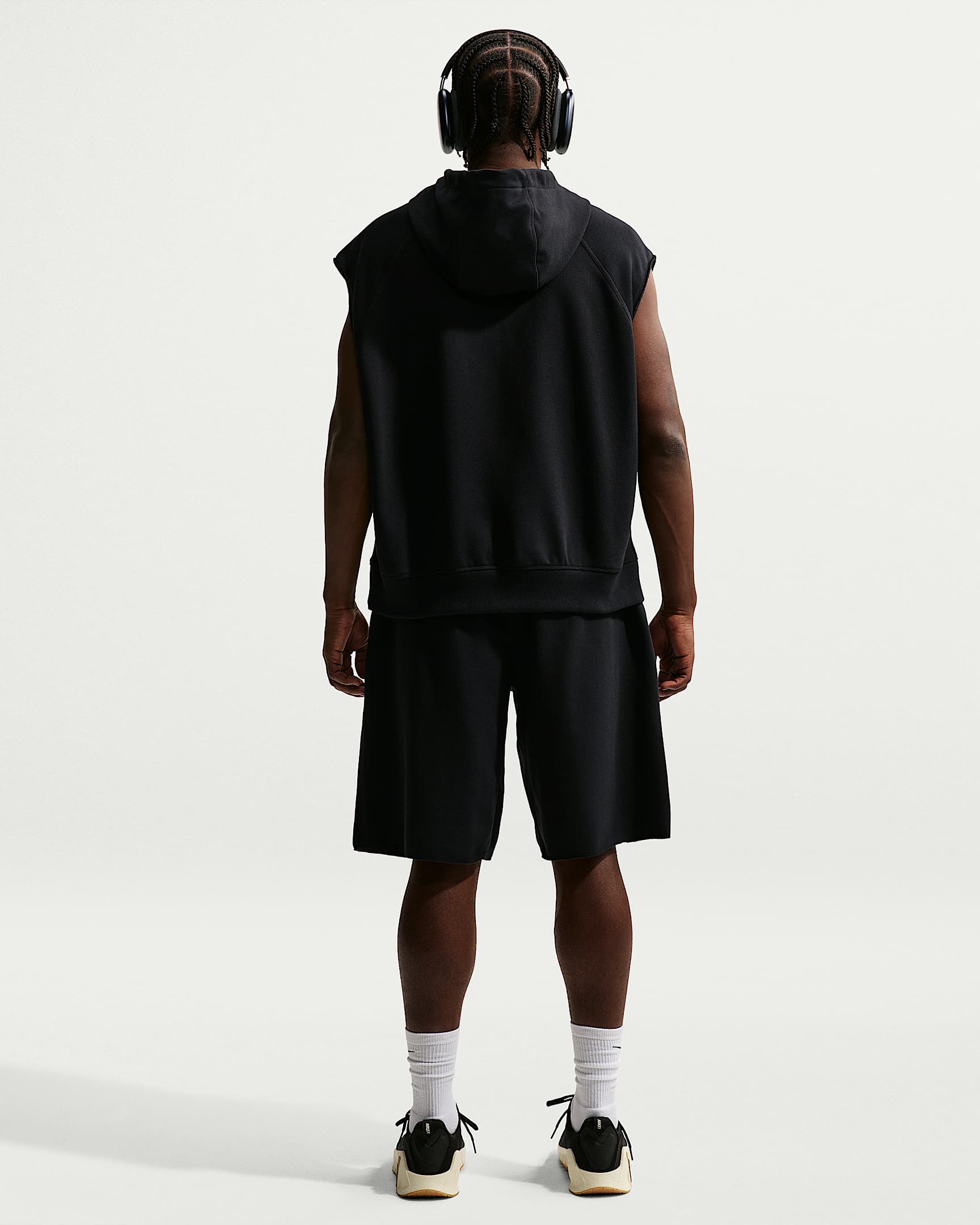 Shorts da training in fleece Dri-FIT Nike N.A.C – Uomo - Nero/Pale Ivory/Nero