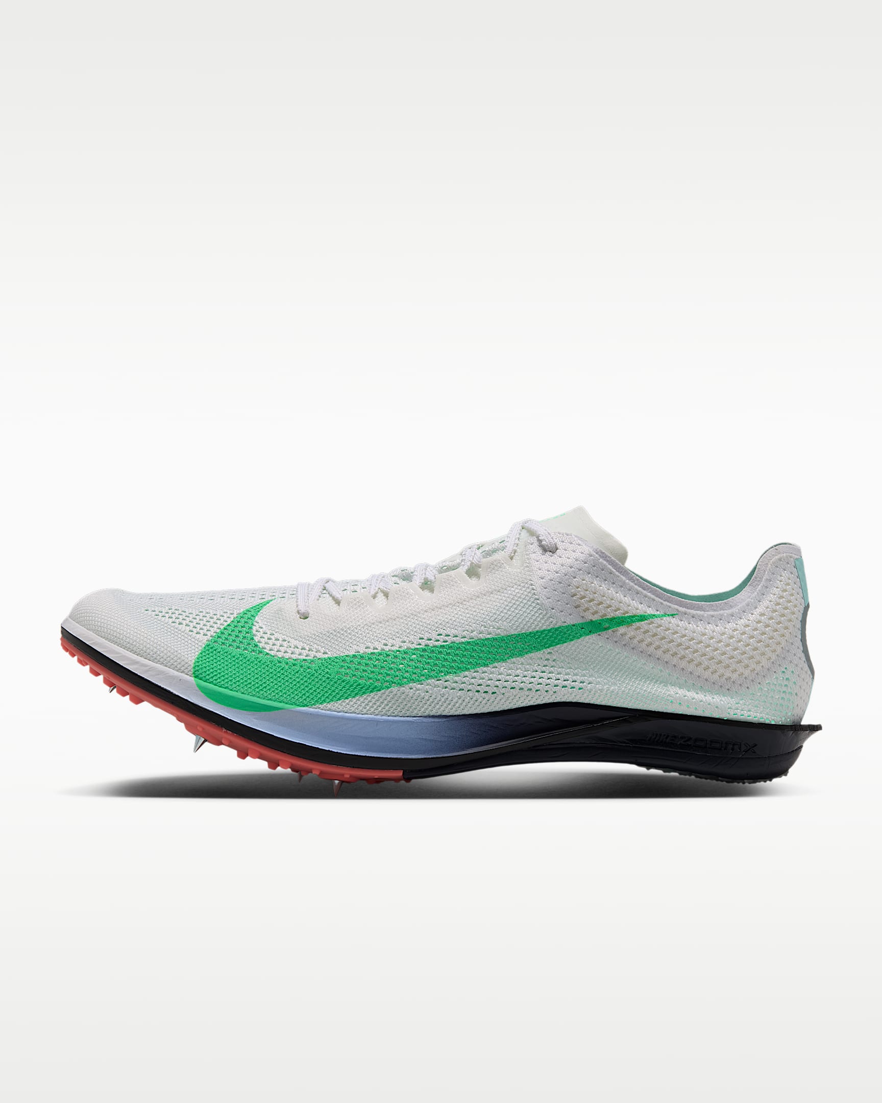 Spikes para carreras de fondo Nike Dragonfly 2 Elite - Blanco cumbre/Aluminio/Rosa atómico/Verde eléctrico