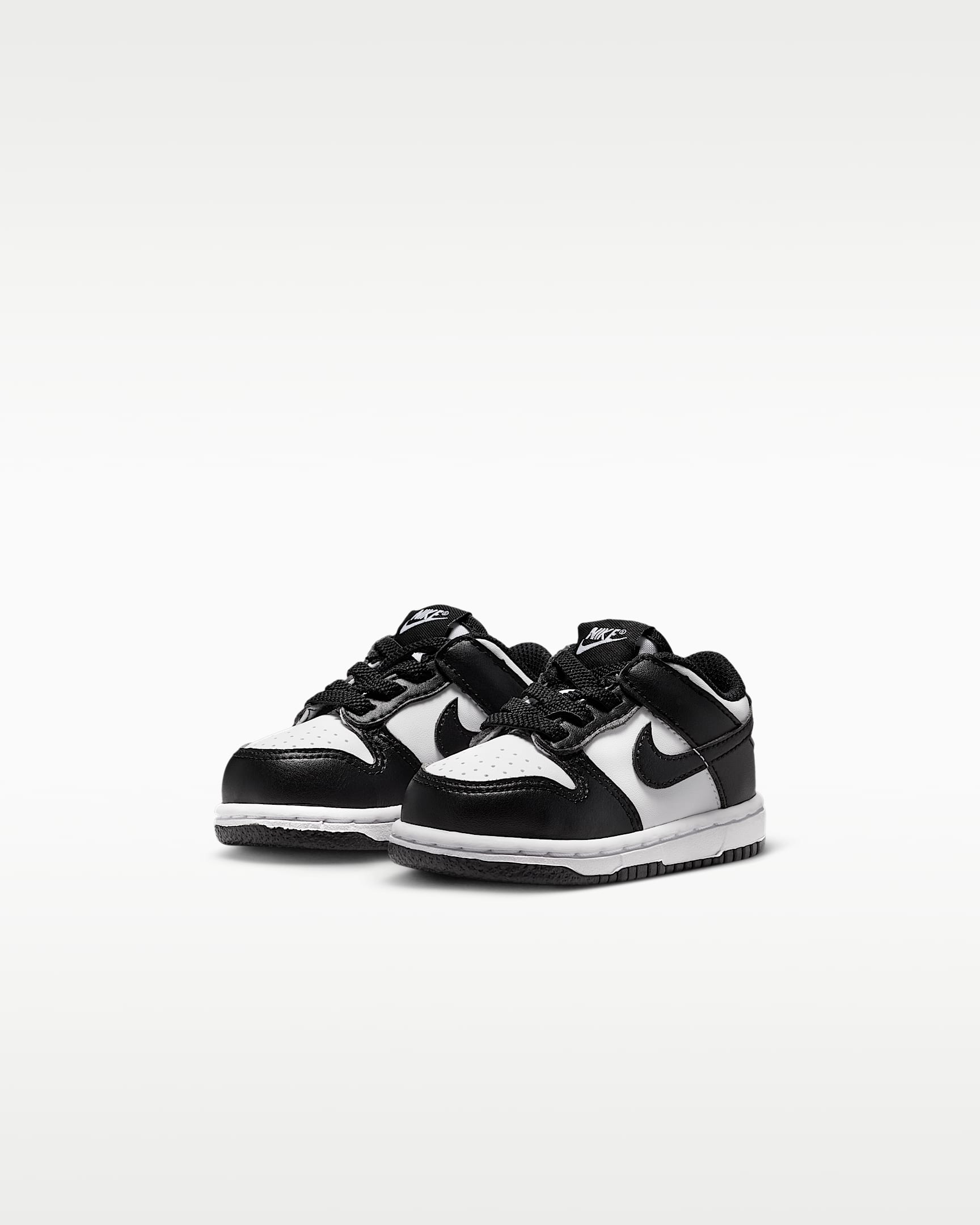 Chaussure Nike Dunk Low pour bébé et tout-petit - Blanc/Blanc/Noir