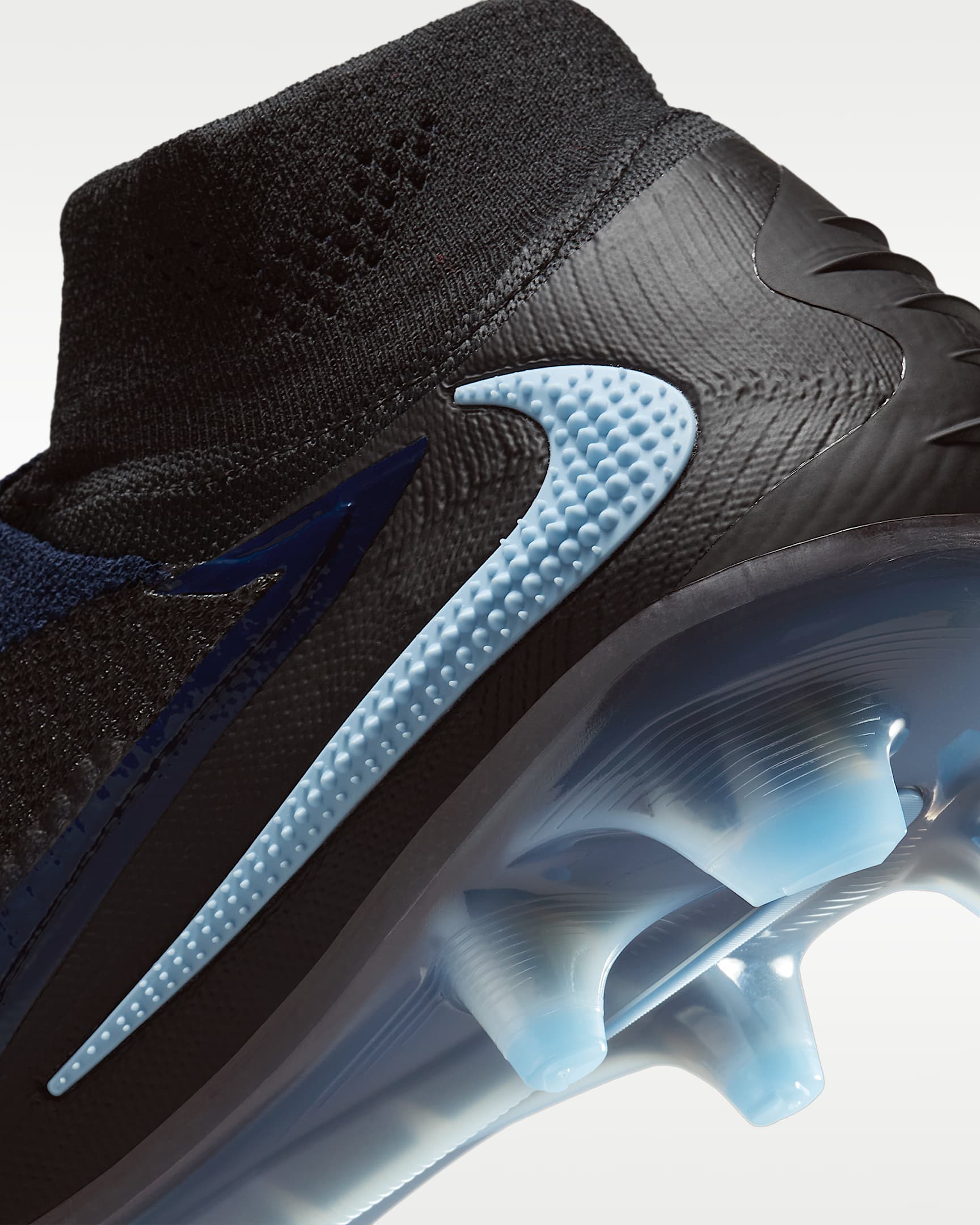 Nike Phantom 6 High Elite Firm-Ground Soccer Cleats - Black/Black