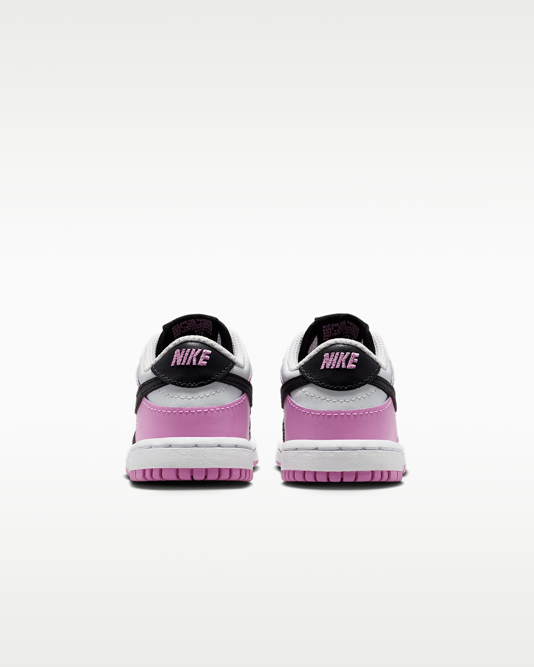 Nike Dunk Low Baby/Toddler Shoes - Off White/Light Magenta/Black