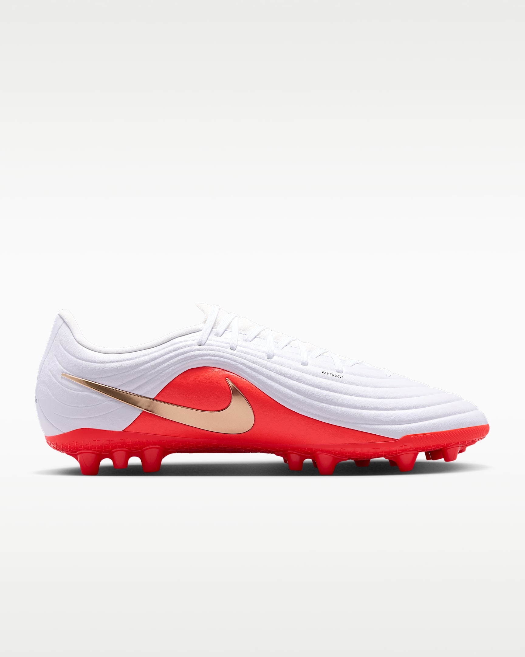 Nike Tiempo Maestro Academy Artificial-Grass Low-Top Football Boots - White/Bright Crimson/Blur