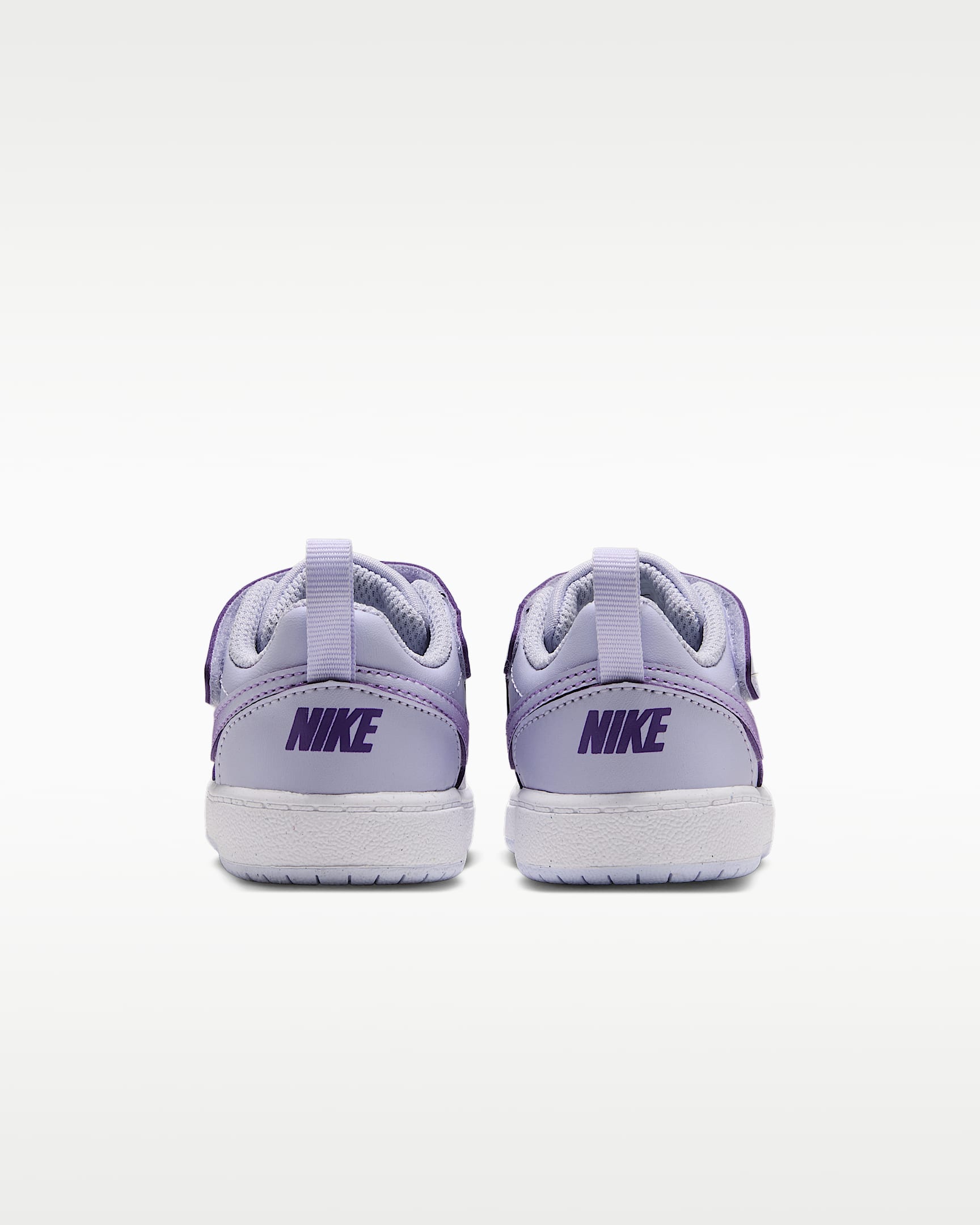Tenis Nike para bebé e infantil Court Borough Low - Morado muy pálido/Blanco/Uva acción