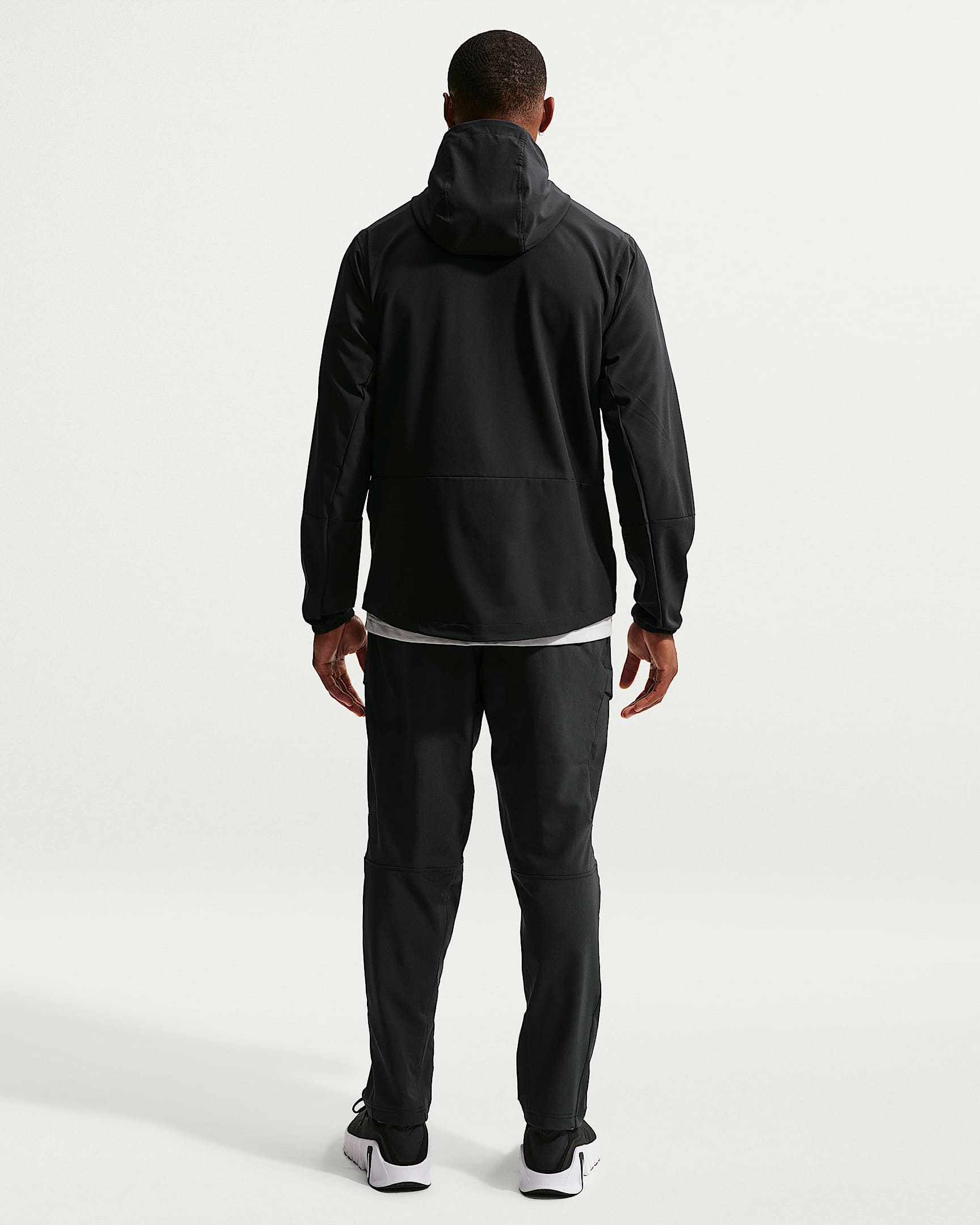 Nike Unlimited Men's Repel Hooded Versatile Jacket - Black/Black/Black
