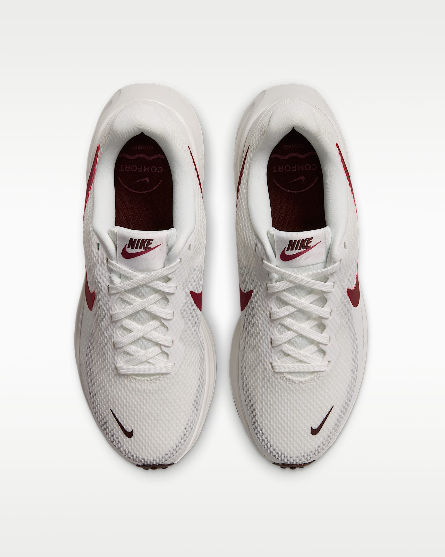 Nike Revolution 8 hardloopschoenen voor dames (straat) - Summit White/Metallic Silver/Mystic Dates/Pink Smoke