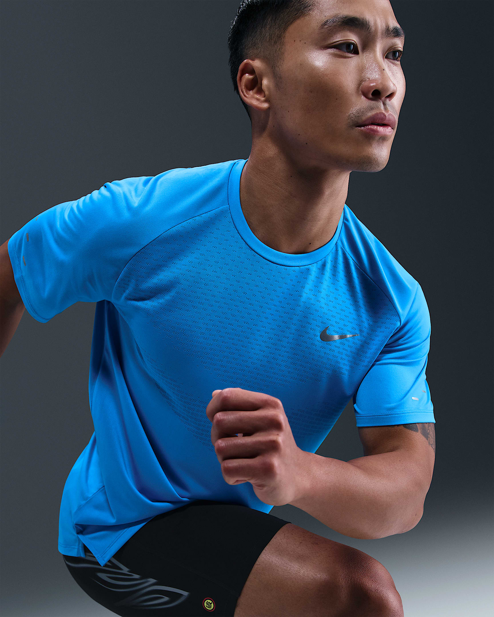 Nike Stride Men's Dri-FIT ADV Short-Sleeve Running Top - Blue Hero