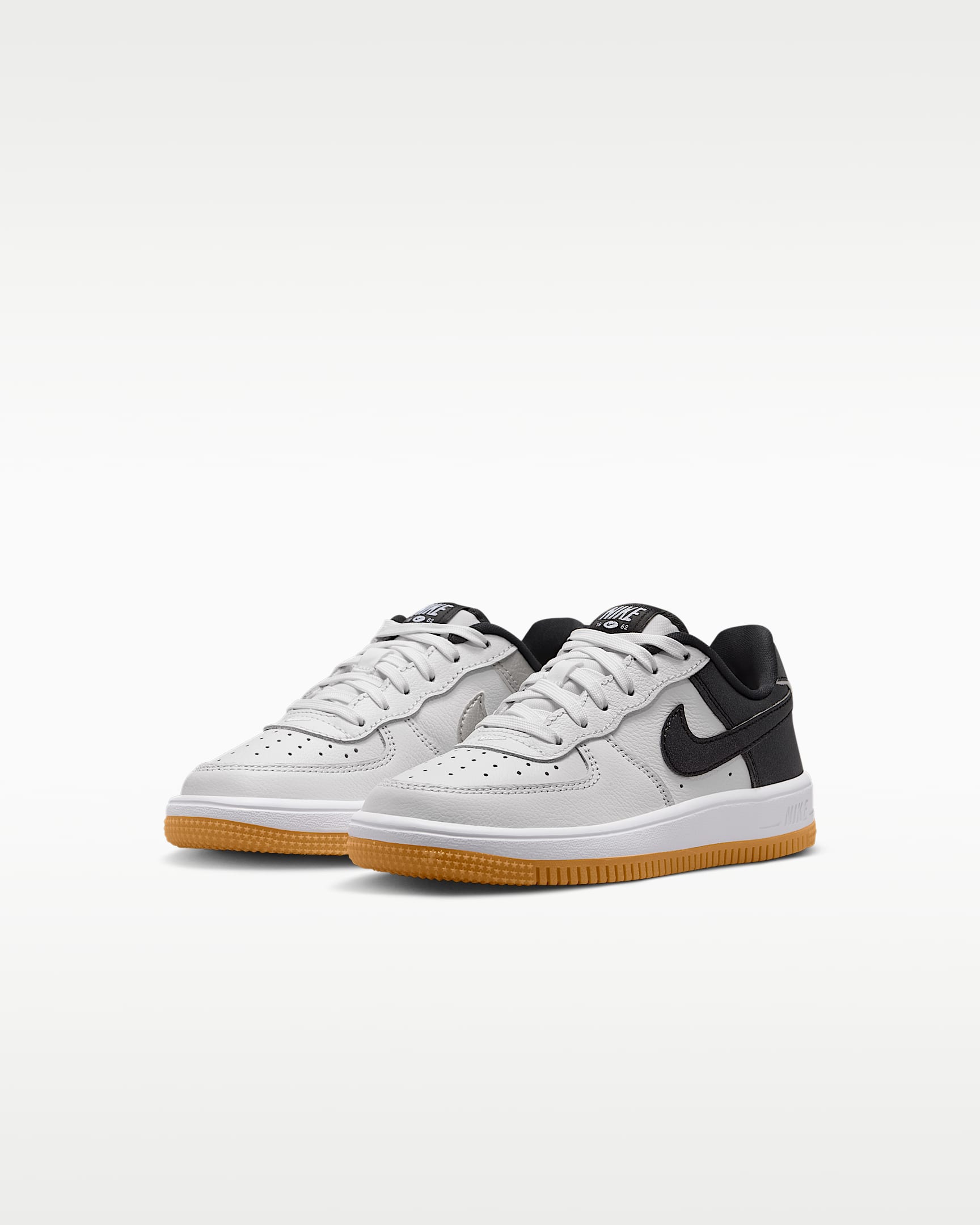 Nike Force 1 Low LV8 5 Little Kids' Shoes - Summit White/White/Metallic Silver/Black