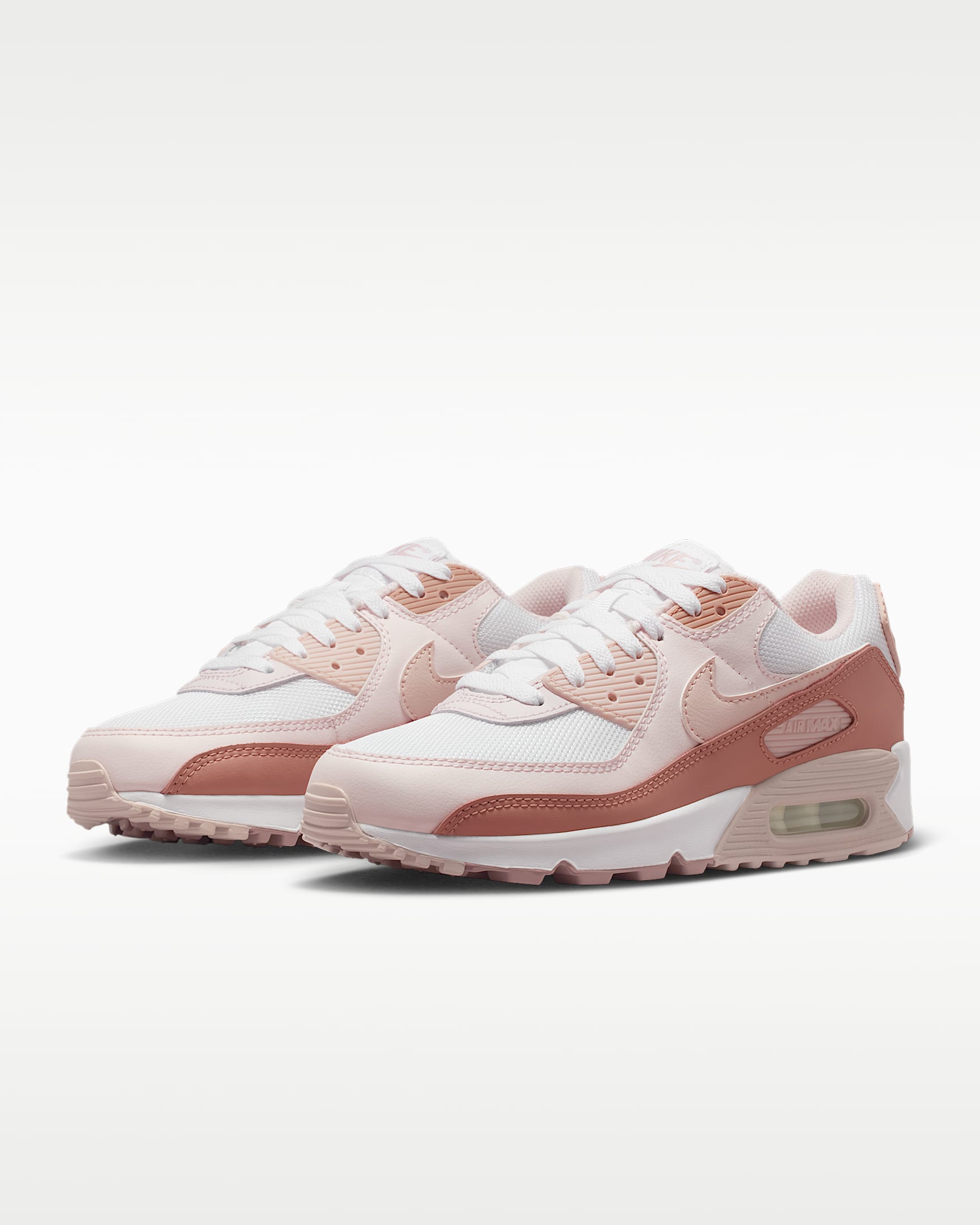 Nike Air Max 90 Women's Shoes - Particle Pink/Pearl Pink/Silt Red