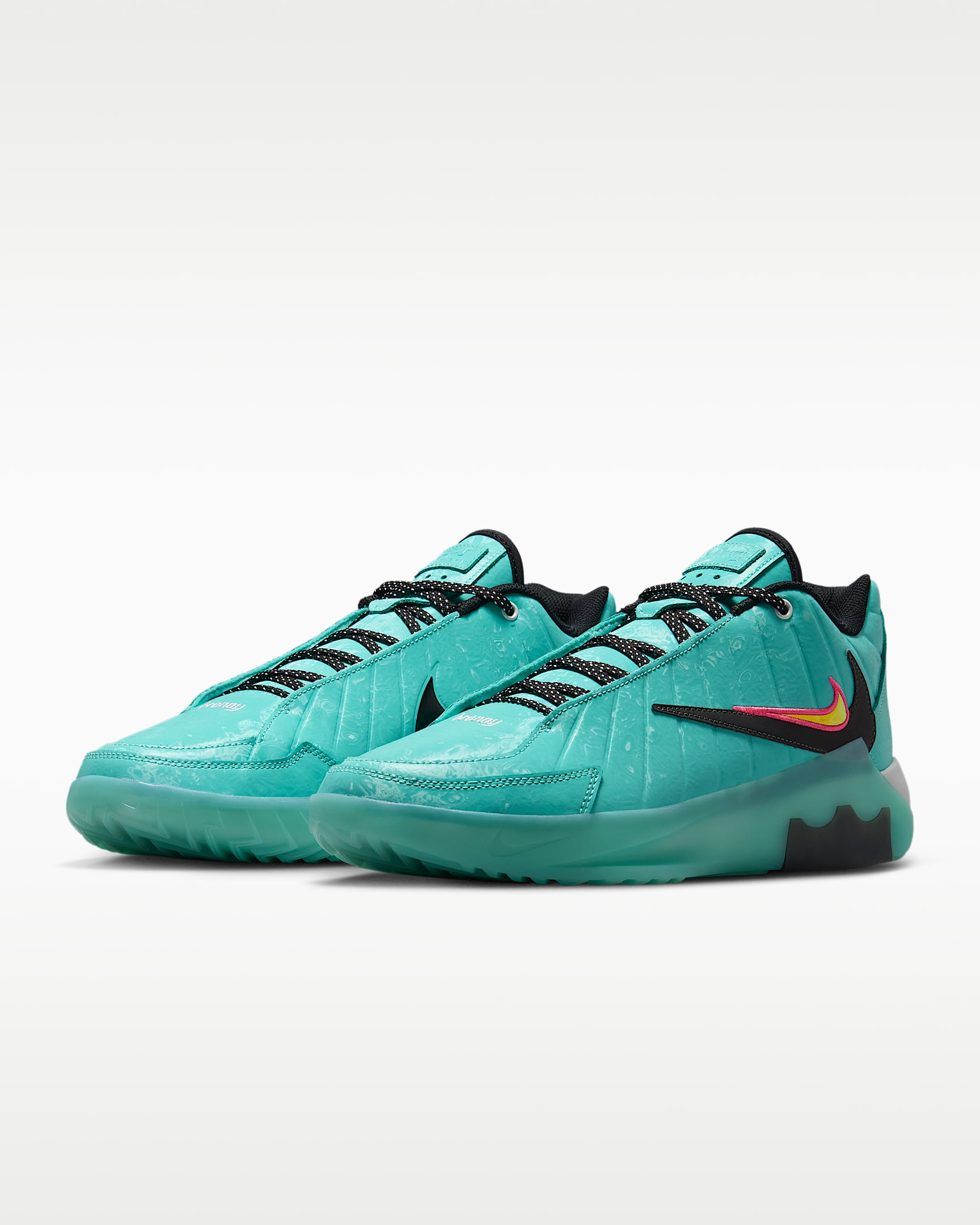 Tenis de básquetbol LeBron Witness 9 - Verde aurora/Gris fútbol/Blanco/Negro