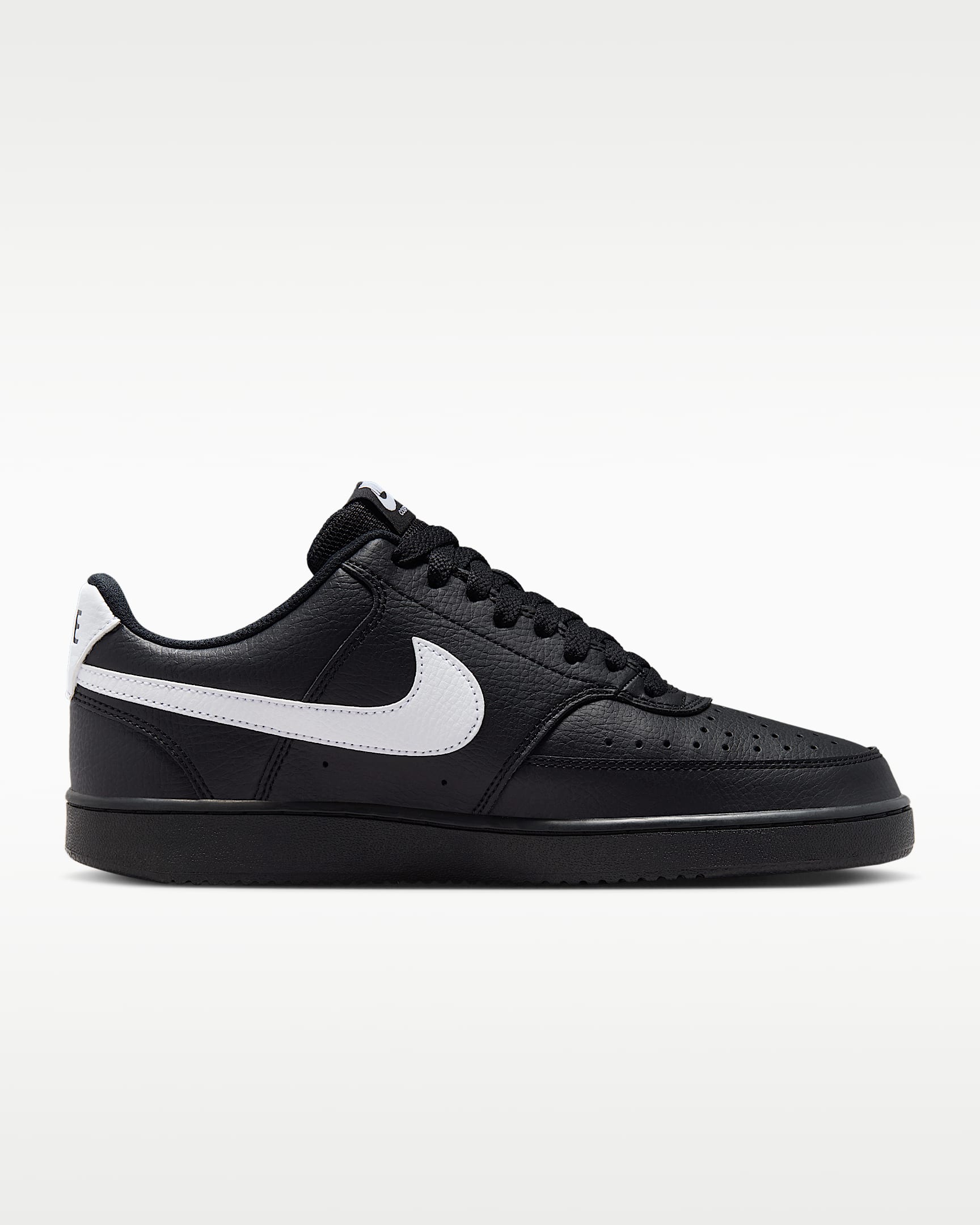 Nike Court Vision Low Men's Shoes - Black/Black/White