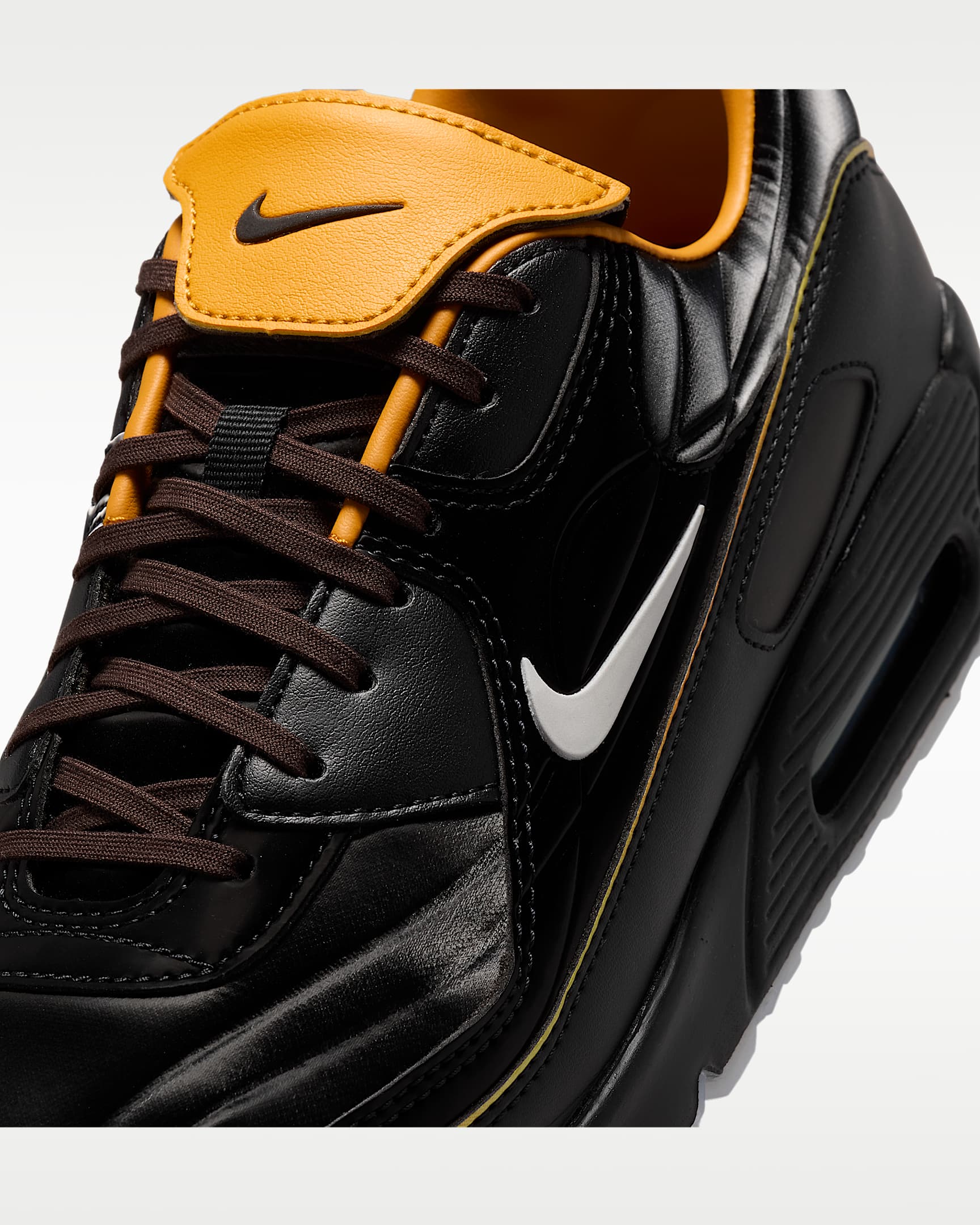 Nike Air Max 90 "Mercurial" Men's Shoes - Black/Gold Leaf/Pear/White