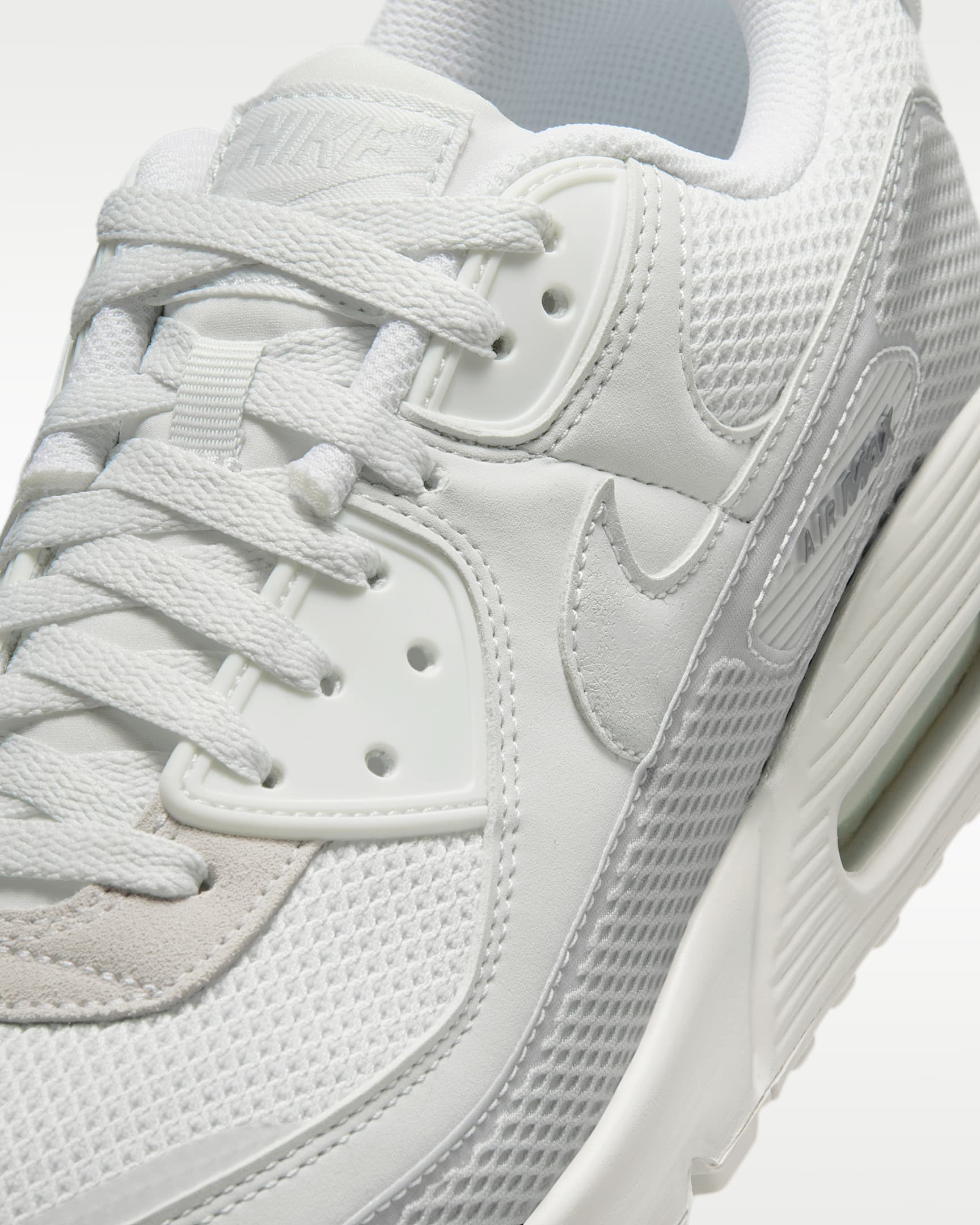 Nike Air Max 90 Premium Men's Shoes - Off White/Grey Fog/Smoke Grey/Photon Dust