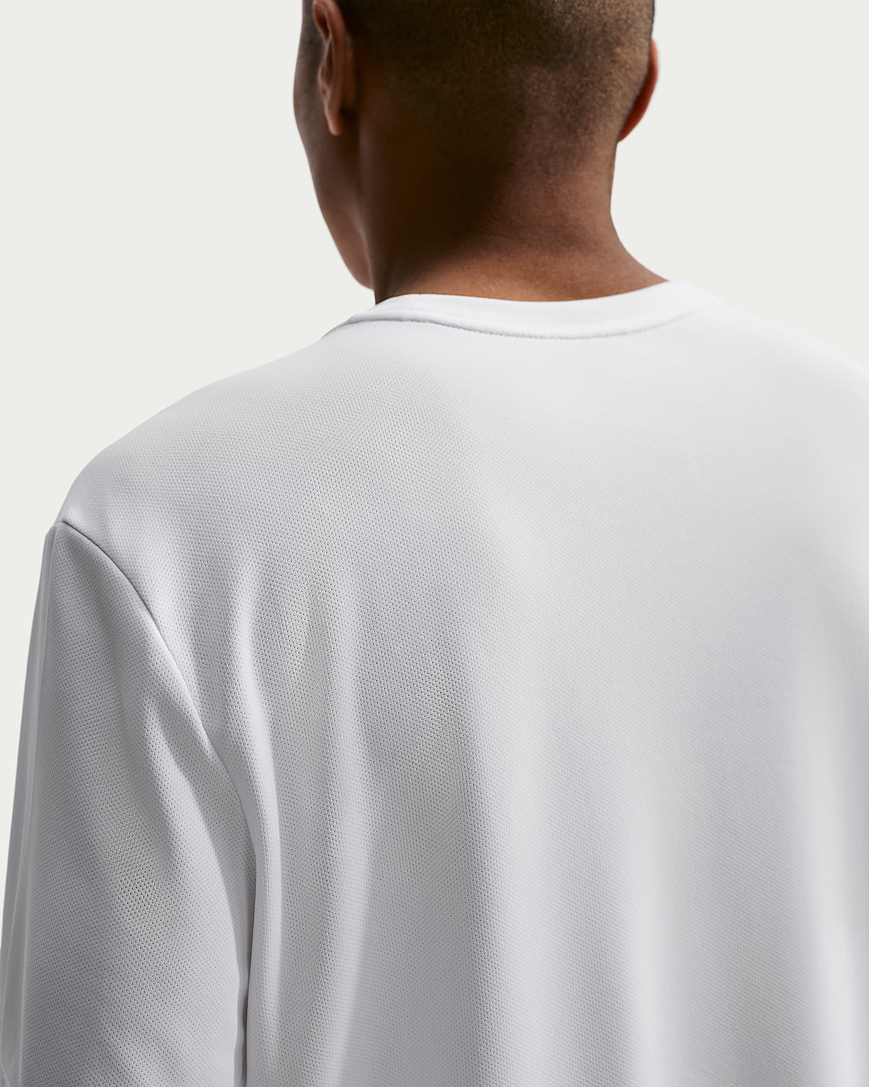 Nike Miler Men's Dri-FIT Short-Sleeve Running Top - White/White