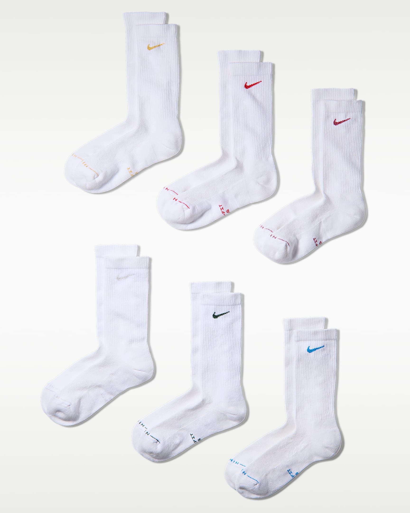 Calcetas (6 pares) Nike Everyday Elevated - Multicolor