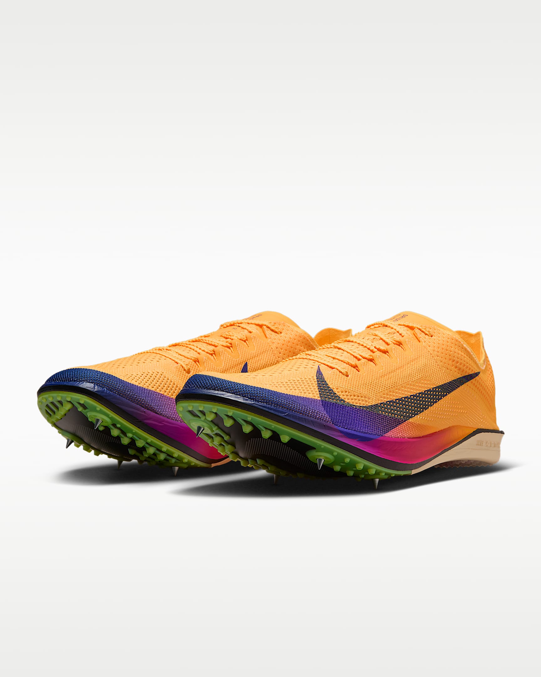 Nike Dragonfly 2 Elite 田徑長距離釘鞋 - Citron Pulse/Volt Ice/Laser Orange/Indigo Burst