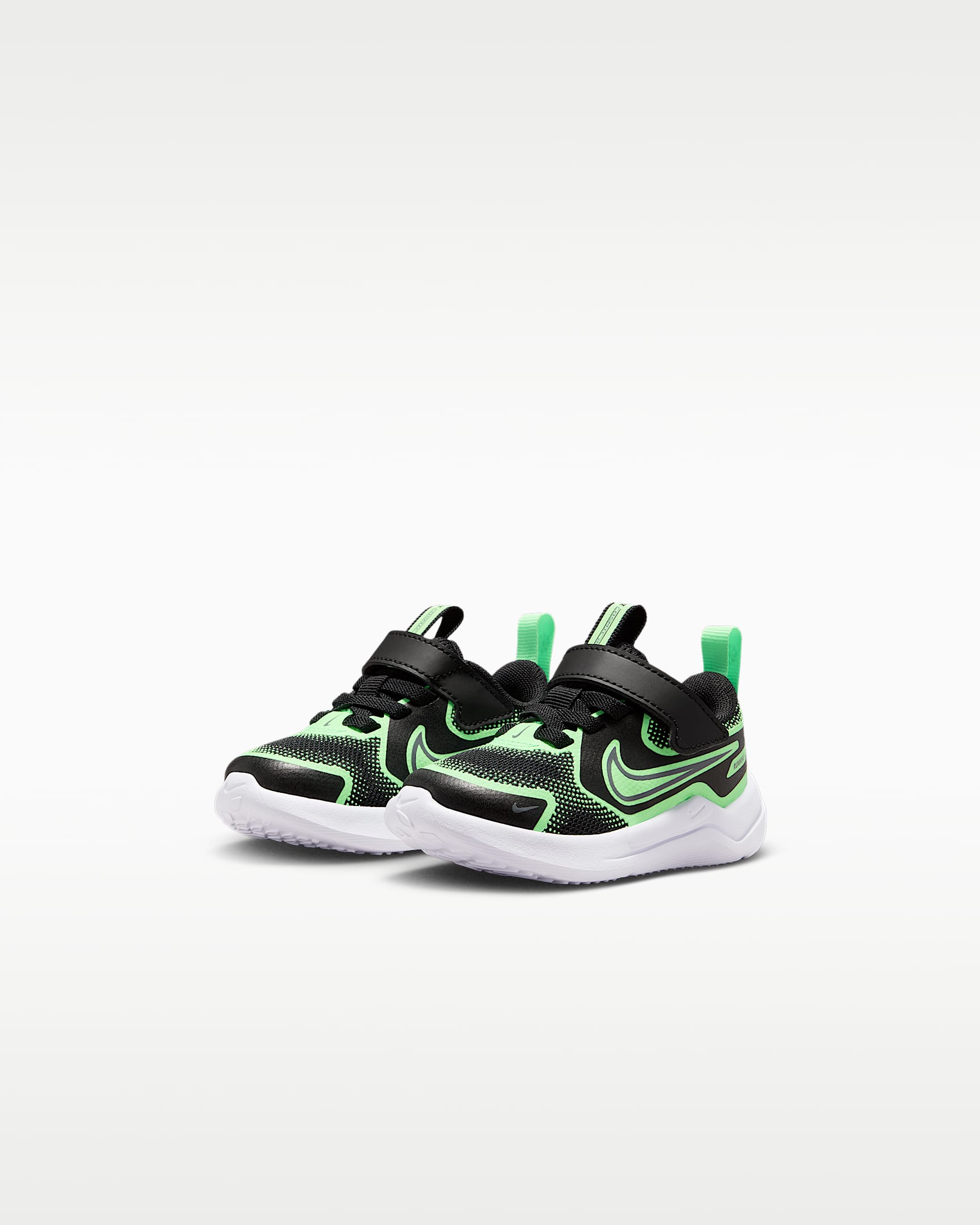 Nike Cosmic Runner Baby/Toddler Shoes - Black/Illusion Green/Cool Grey
