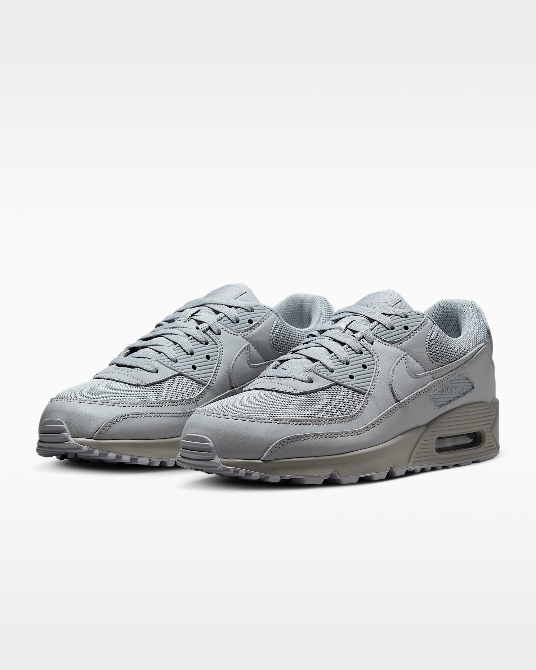 Nike Air Max 90 Men's Shoes - Wolf Grey/Black/White/Black