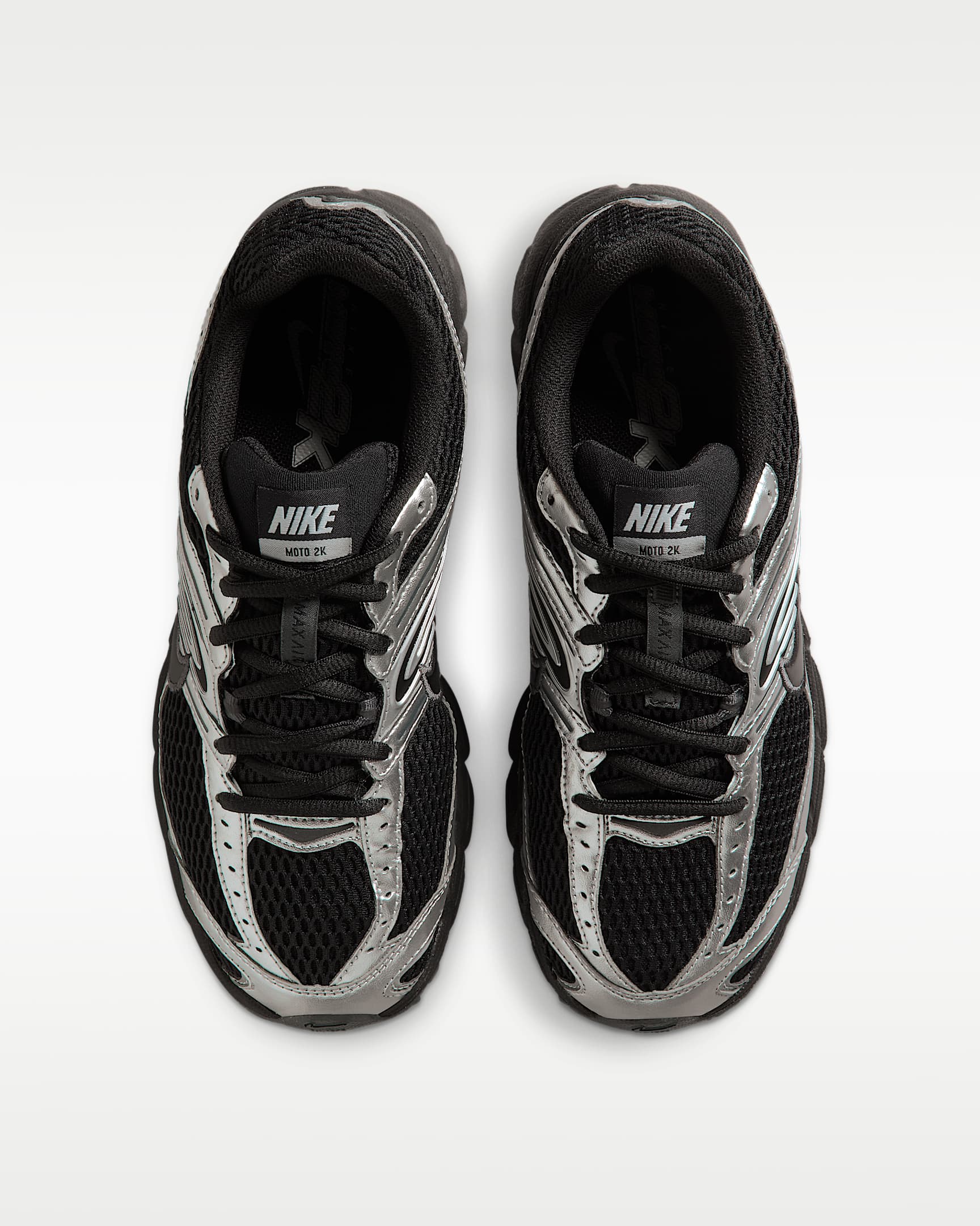 Chaussure avec détails réfléchissants Nike Air Max Moto 2K pour femme - Noir/Metallic Silver/Anthracite/Noir