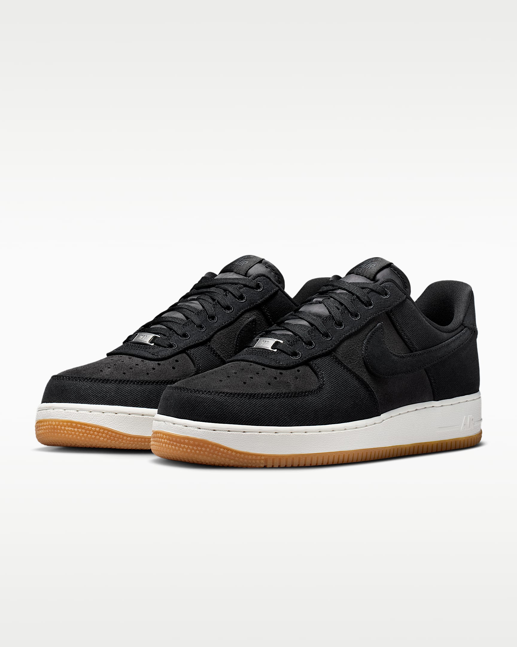Air Force 1 '07 LV8 "Denim" Men's Shoes - Black/Dark Smoke Grey/Gum Medium Brown/Black