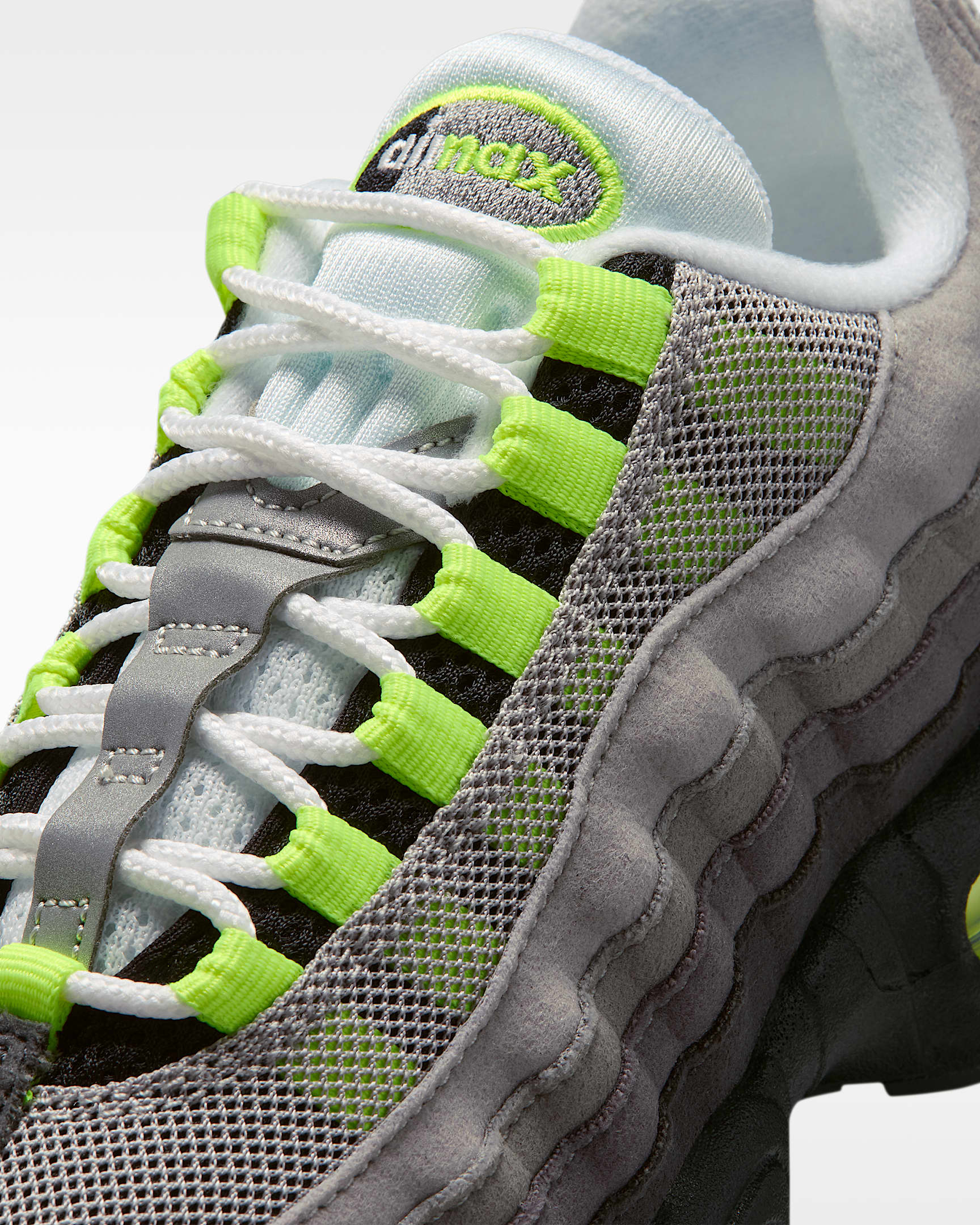 Nike Air Max 95 Big Bubble Older Kids' Shoes - Black/Anthracite/Light Graphite/Neon Yellow