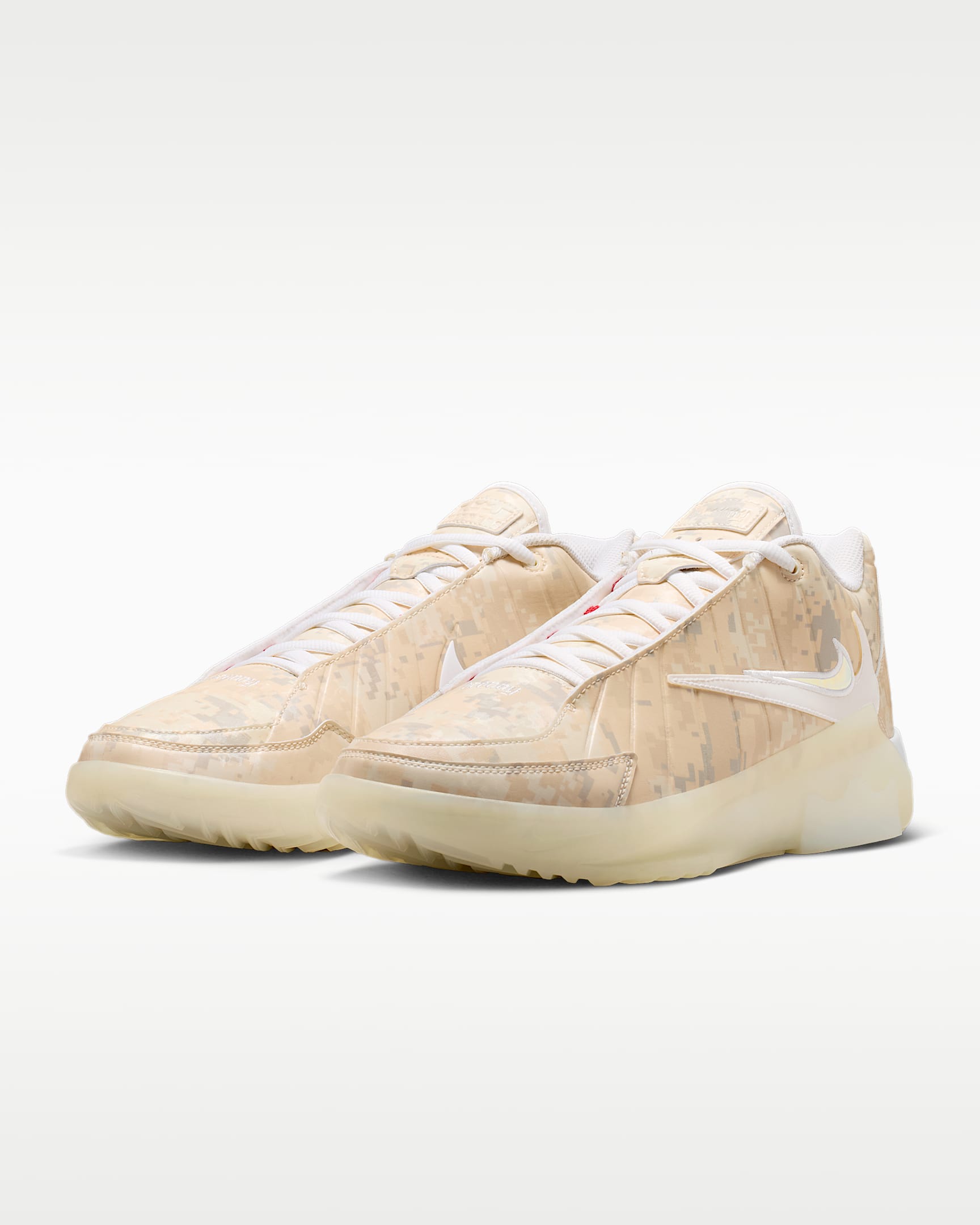 LeBron Witness 9 Basketball Shoes - Pale Ivory/Sail/Light Orewood Brown/White