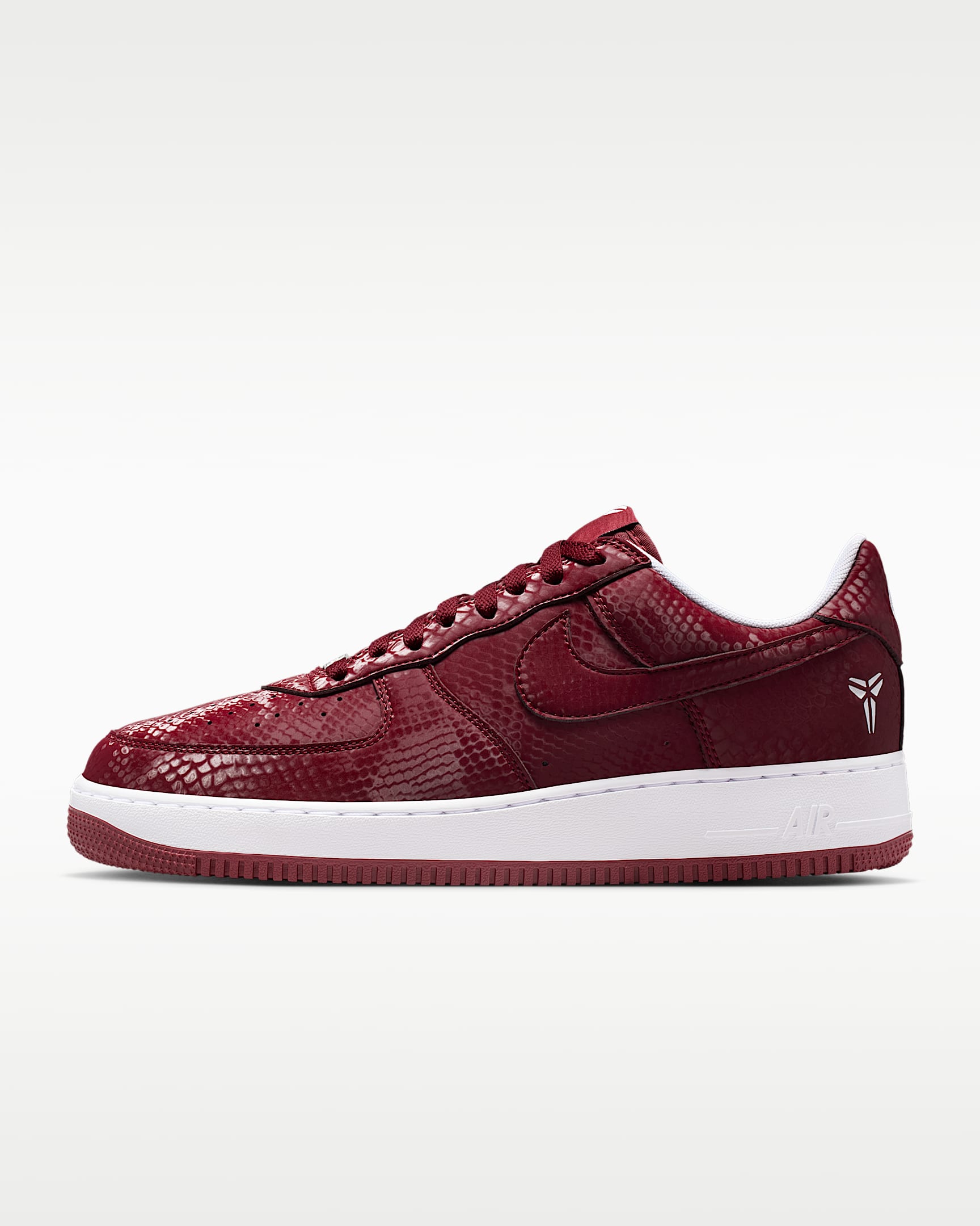 Kobe Air Force 1 Low Men's Shoes - Team Red/White