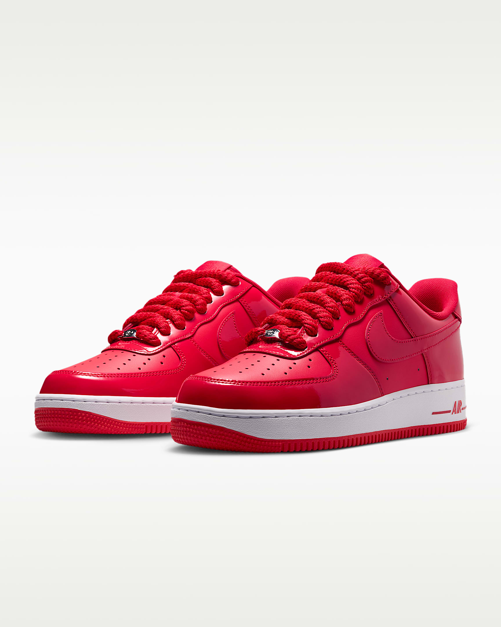 Nike Air Force 1 '07 LV8 Men's Shoes - University Red/White/Metallic Silver/Light Crimson