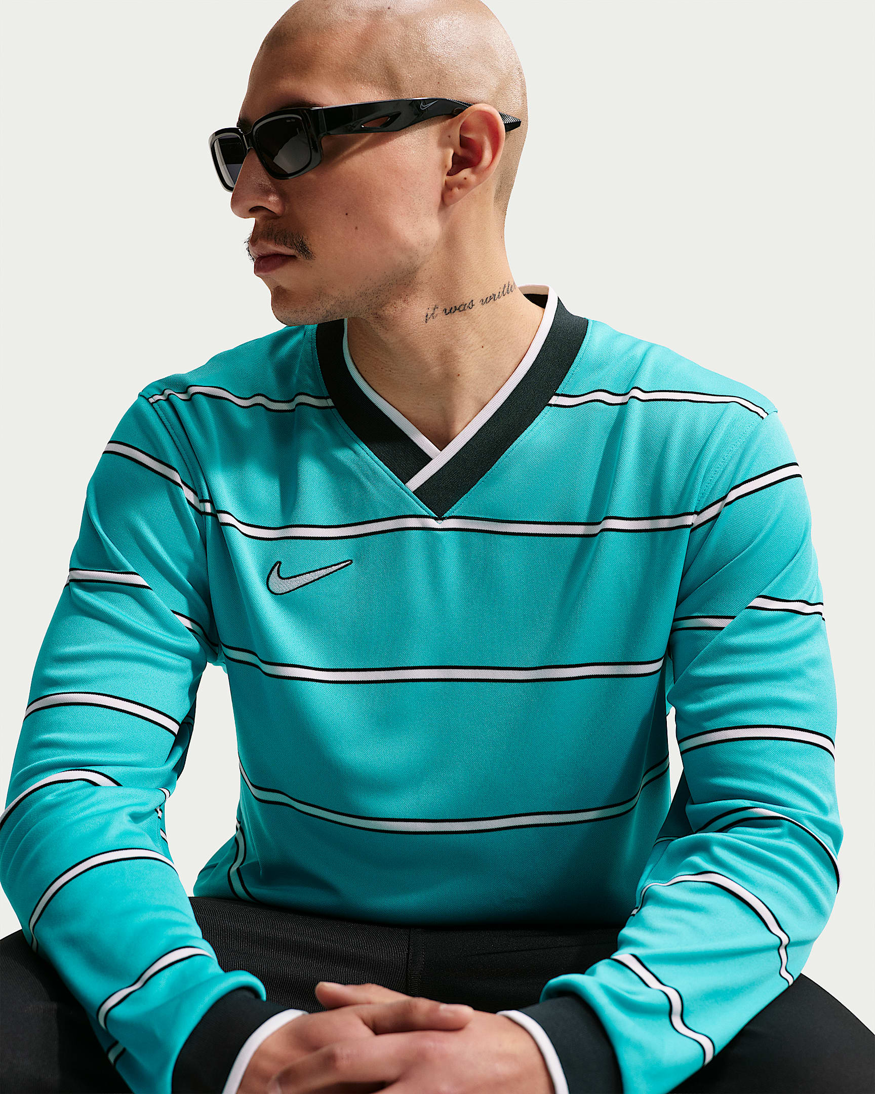 Haut de foot homme à manches longues Nike Energy Dri-FIT - Dusty Cactus/Off Noir/Summit White/Summit White