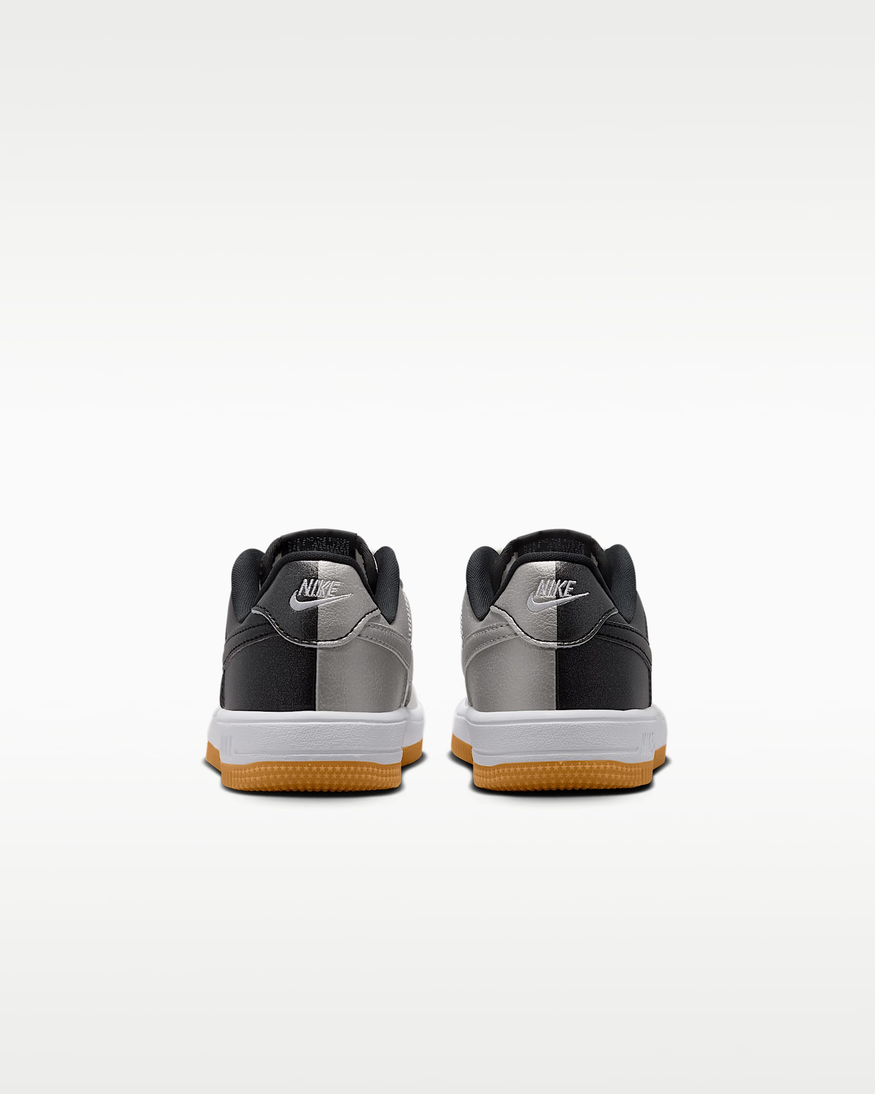 Nike Force 1 Low LV8 5 Little Kids' Shoes - Summit White/White/Metallic Silver/Black
