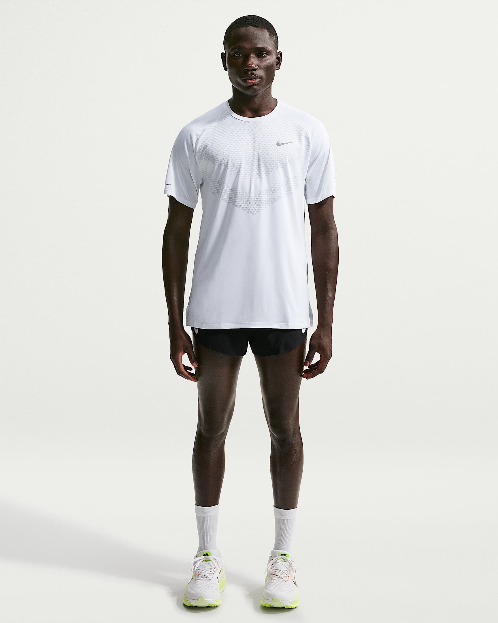 Nike Stride Men's Dri-FIT ADV Short-Sleeve Running Top - White