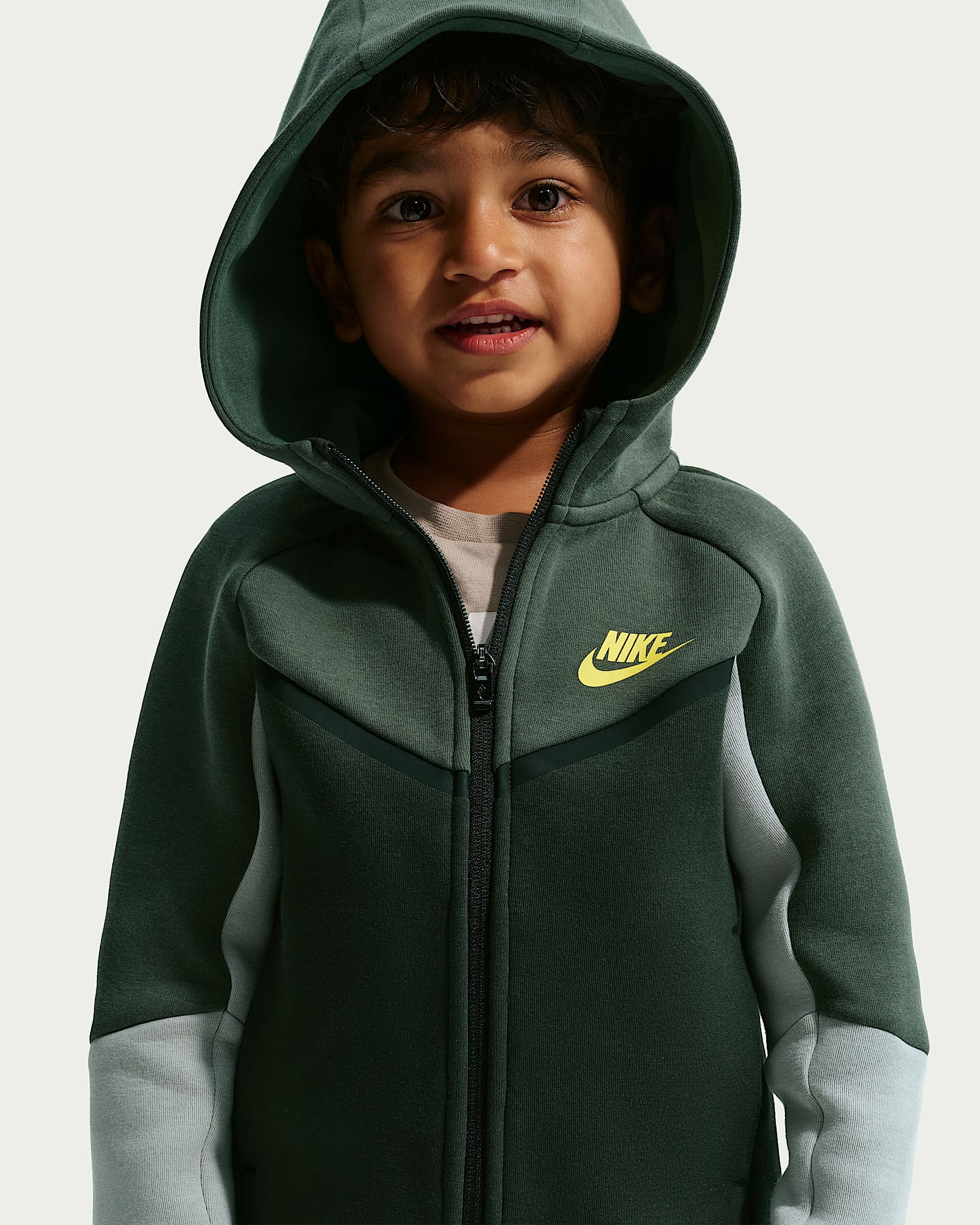 Nike Sportswear Toddler Tech Fleece 2-Piece Full-Zip Set - Camo Green